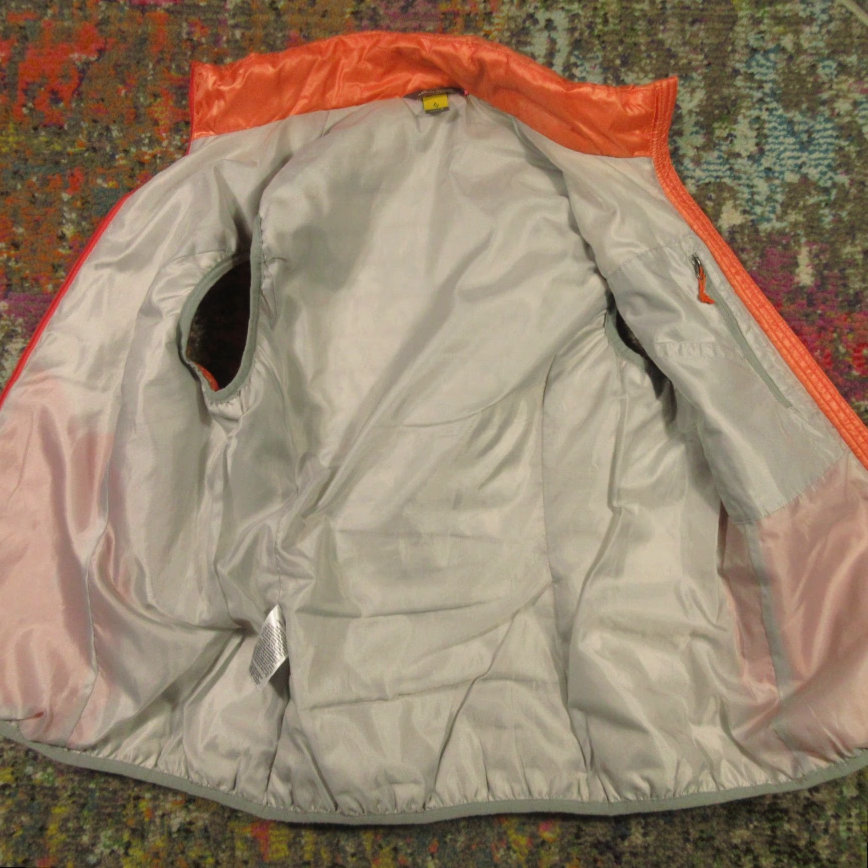 Eddie Bauer Eddie Bauer Down Puffer Vest Womens S Peach Travex EB 700 Fill Packable EUC Size S / US 4 / IT 40 - 6 Thumbnail