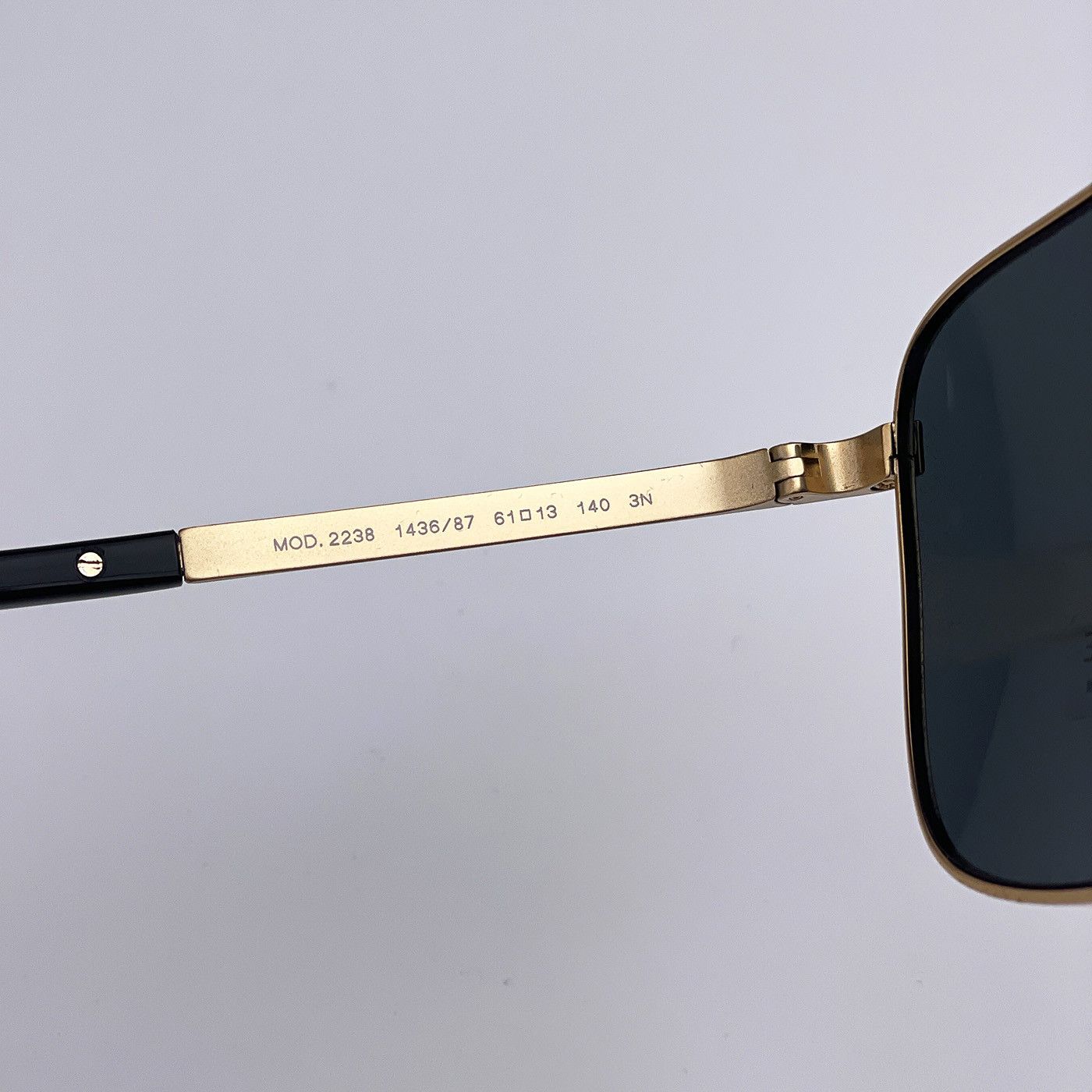 Versace NEW Versace VE2238 143687 Rectangle Metal Unisex Sunglasses Size ONE SIZE - 7 Thumbnail
