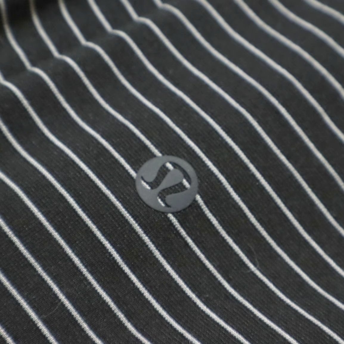 Lululemon Lululemon Evolution Striped Polo Shirt Black Men's L Size US L / EU 52-54 / 3 - 6 Thumbnail