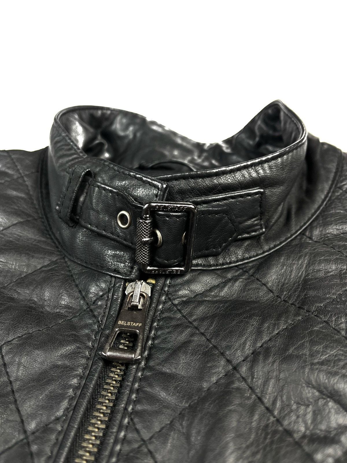 Belstaff 🏍️Belstaff quilted leather jacket motor style Size US L / EU 52-54 / 3 - 8 Thumbnail