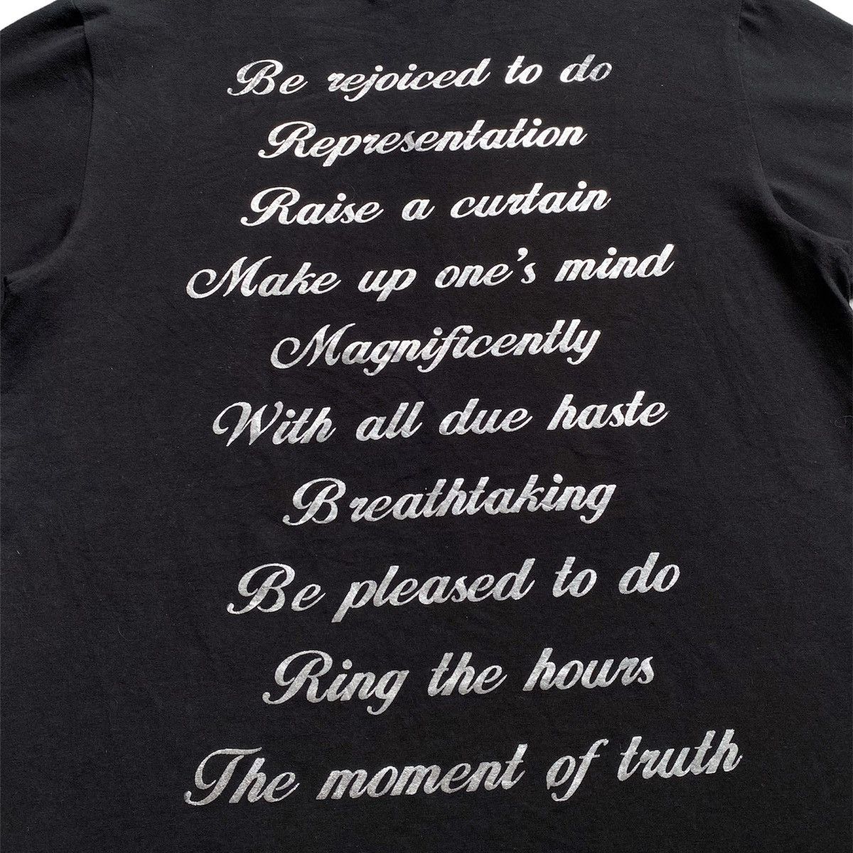 If Six Was Nine × Japanese Brand × Le Grande Bleu (L.G.B.) Detective Struct Poem Tshirt Size US M / EU 48-50 / 2 - 4 Thumbnail