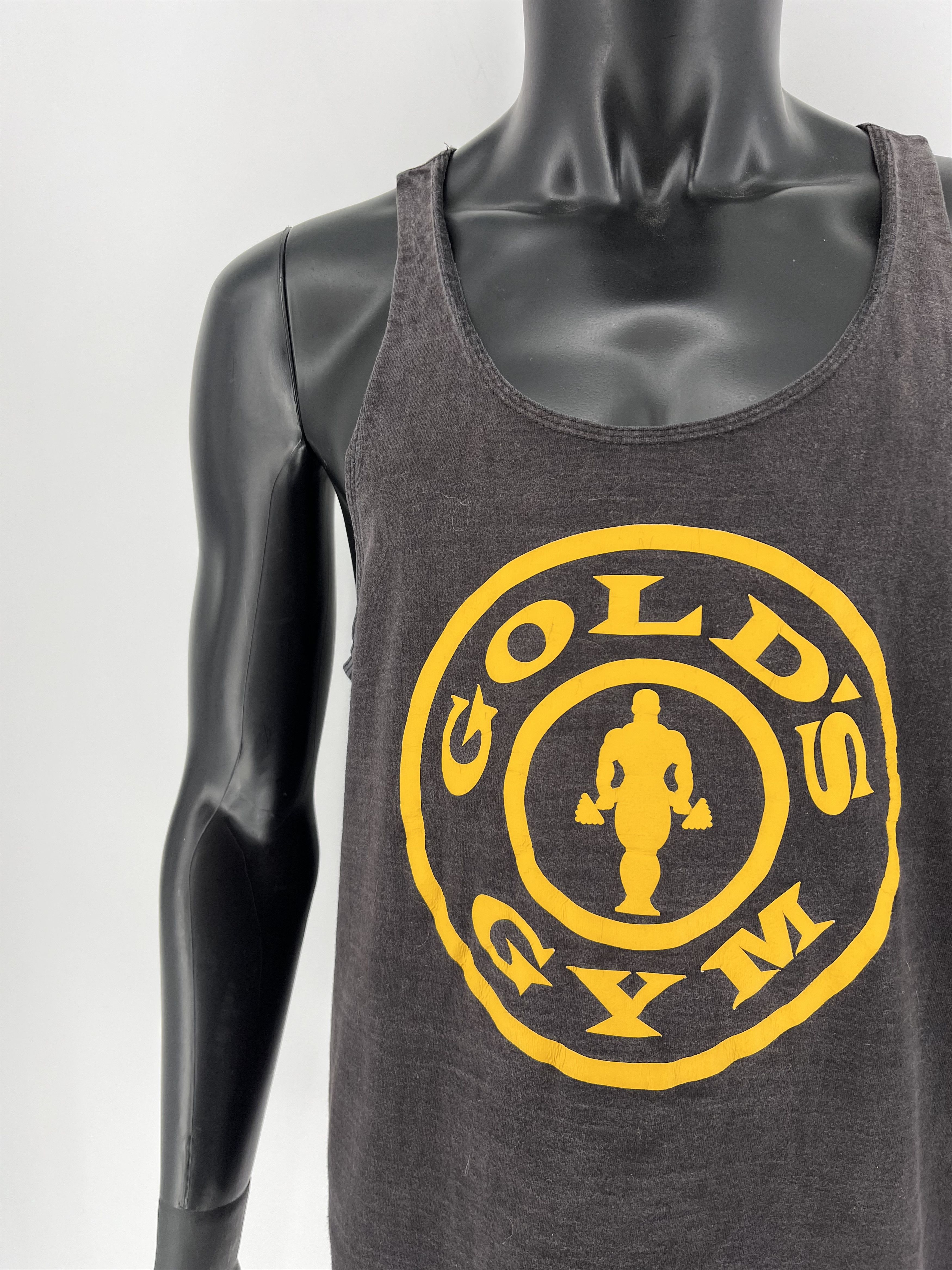 Sports Specialties Vintage 90s Gold’s Gym Red Tank Top Workout Promo Size US XL / EU 56 / 4 - 6 Thumbnail
