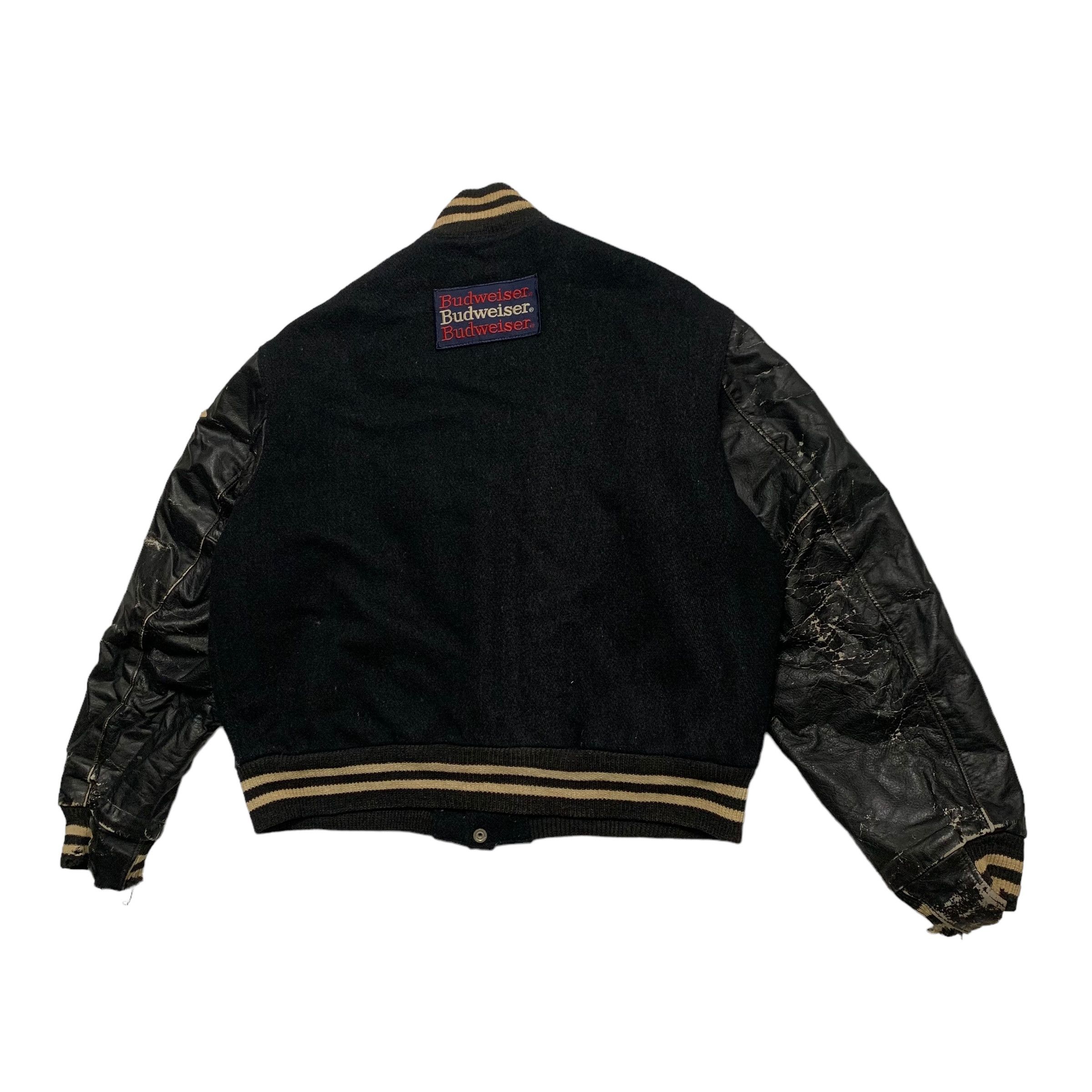 Golden Bear Vintage 80s Golden Bear Budweiser Varsity Jacket Size US XL / EU 56 / 4 - 9 Thumbnail