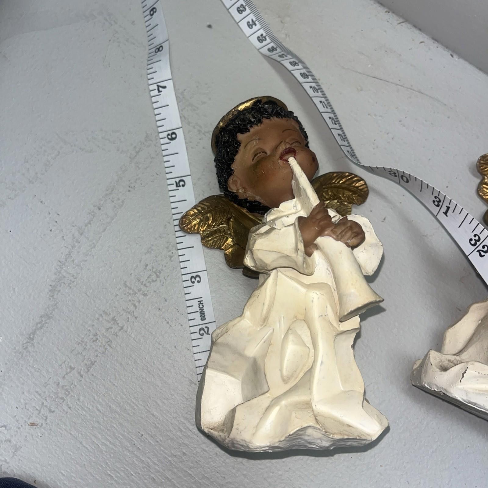 The Unbranded Brand Lot Of 3 African American Child Angels Figurine Size ONE SIZE - 6 Thumbnail