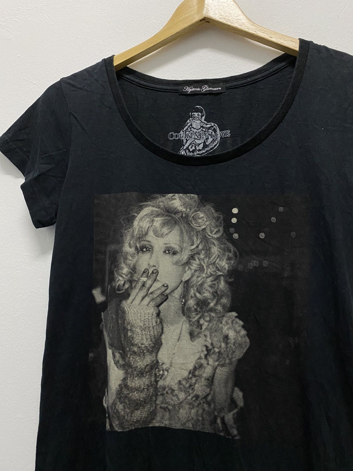 Rare Hysteric Glamour Courtney Love T Shirt Long Sleeve T Shirts