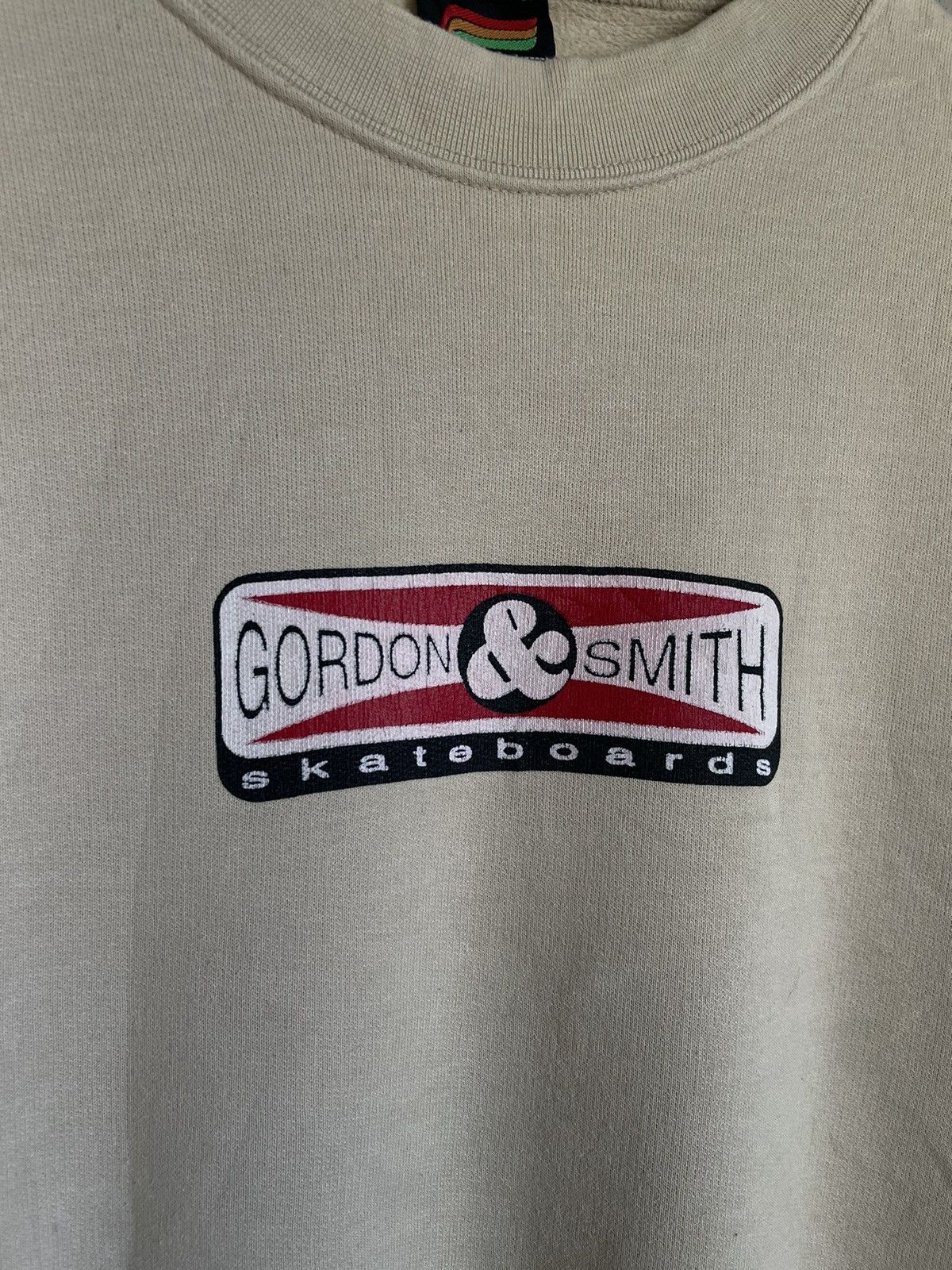 Vintage × Welcome Skateboards Vintage 90s Gordon and Smith Skateboards Sweatshirt Sk8 Y2k Size US XL / EU 56 / 4 - 8 Thumbnail
