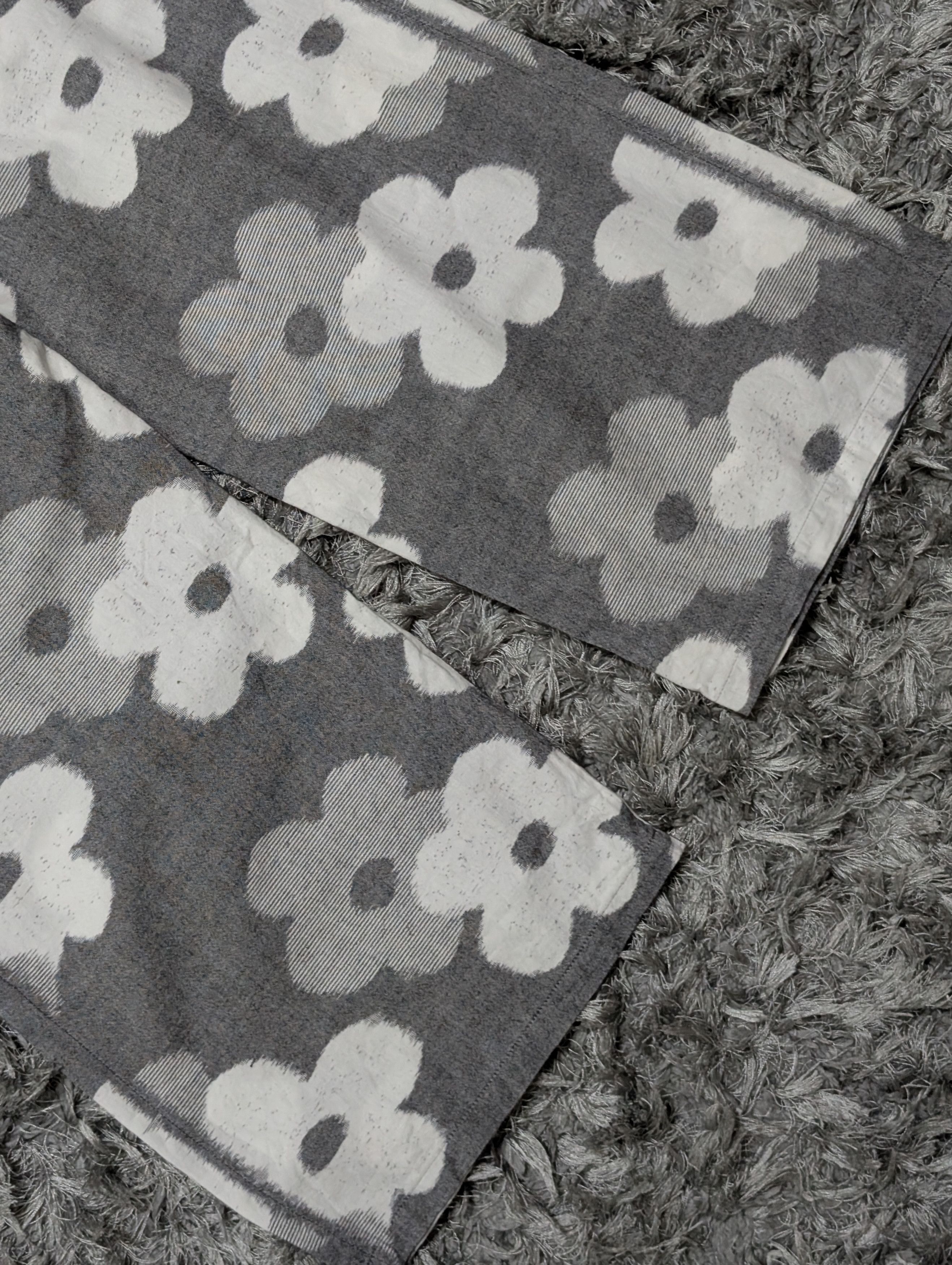 SOU SOU Katsuji Wakisaka Sou Sou Wide Leg Floral Pants Relax Trouser Size 27" / US 4 / IT 40 - 6 Thumbnail