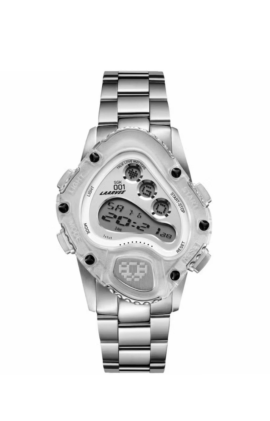 LAARVEE Laarvee Sinngouki Translucent Bezel & Silver Tone- BRAND NEW Size ONE SIZE - 1 Thumbnail
