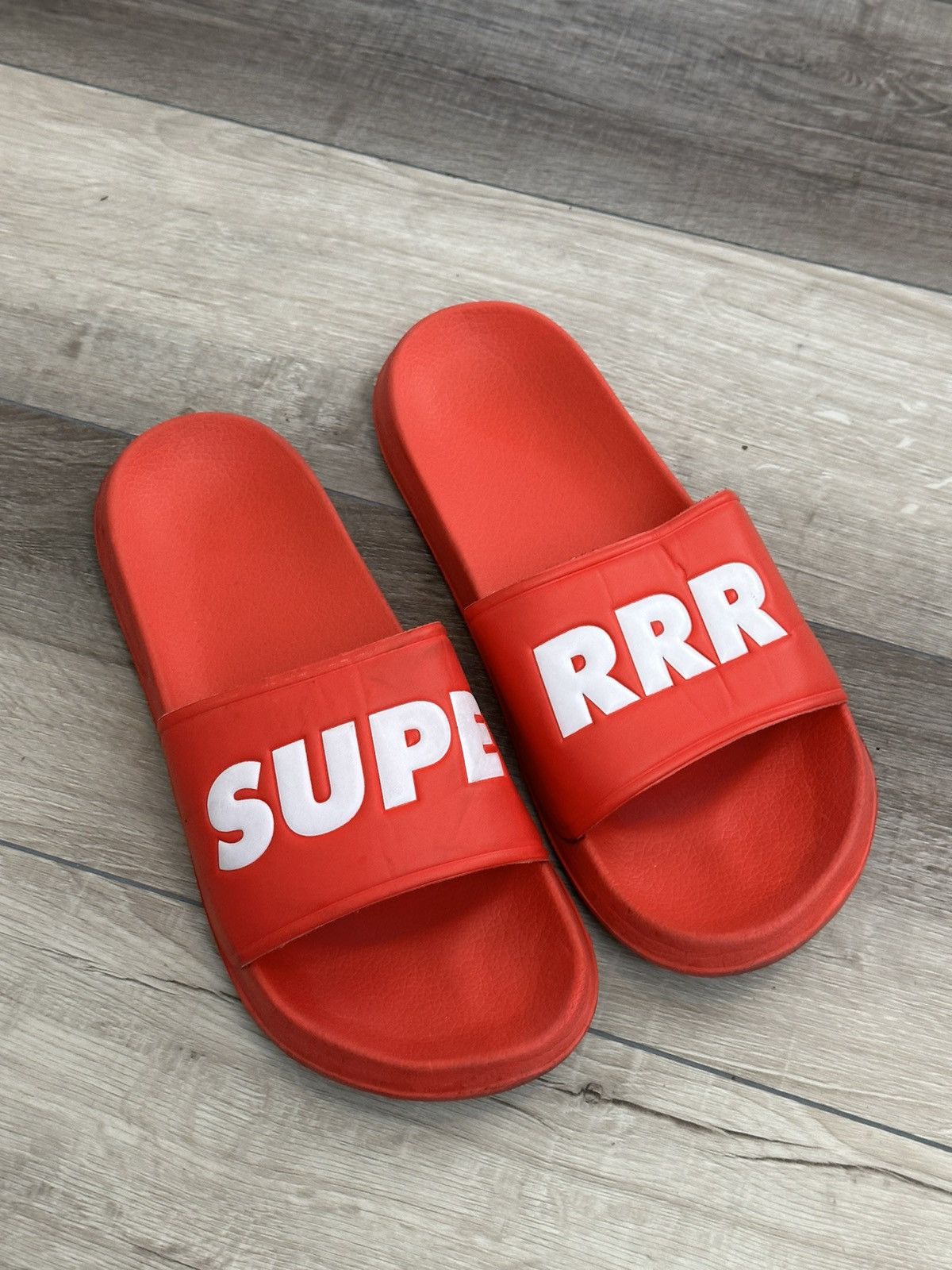 Superrradical Superrradical Red Logo Superrr Slide Clogs Sz. 9 Box Size US 9 / EU 42 - 2 Thumbnail