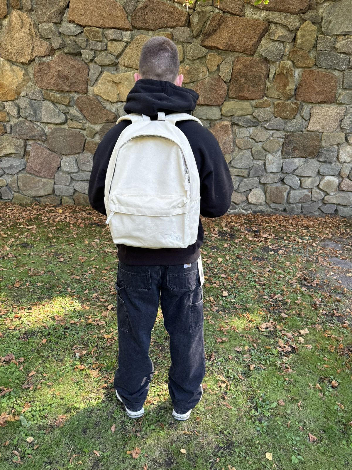 Stussy Stussy Canvas backpack Natural Size ONE SIZE - 3 Thumbnail