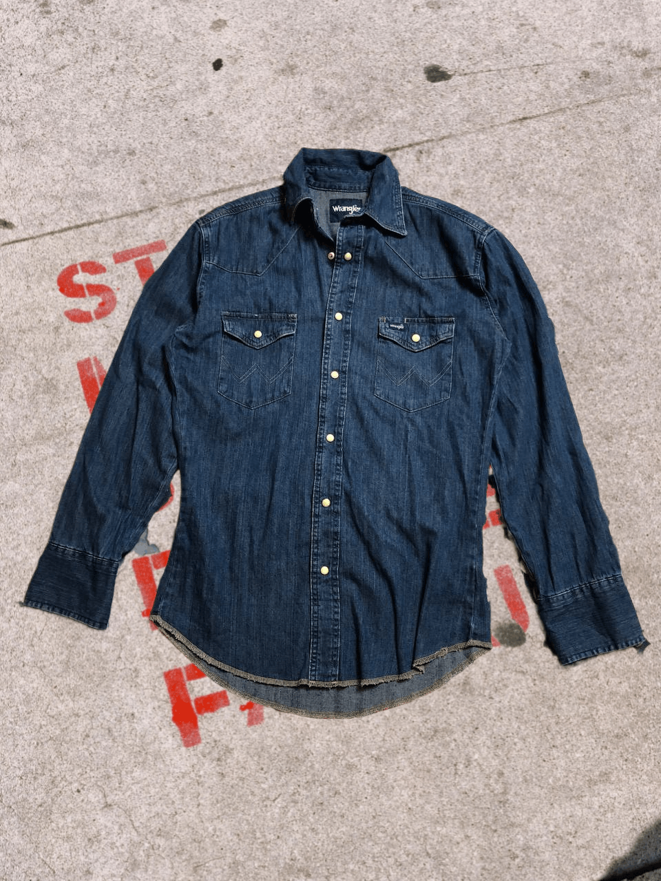 Wrangler VTG Denim JEANS SHIRT Wrangler Western Size M / US 6-8 / IT 42-44 - 1 Thumbnail