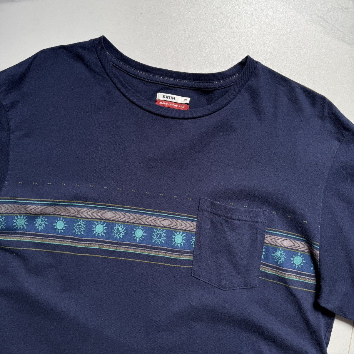 Katin × Katin Usa Vintage Y2K Katin Pocket Tee Size US L / EU 52-54 / 3 - 4 Thumbnail