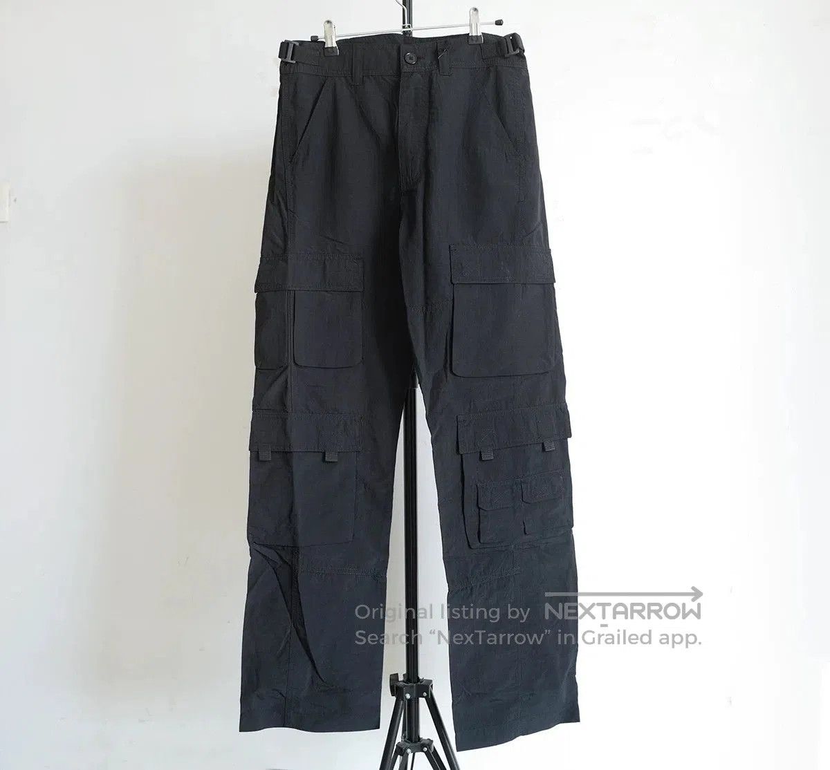 Martine Rose martine rose black cargo trousers for autumn. Size US 38 / EU 54 - 2 Thumbnail