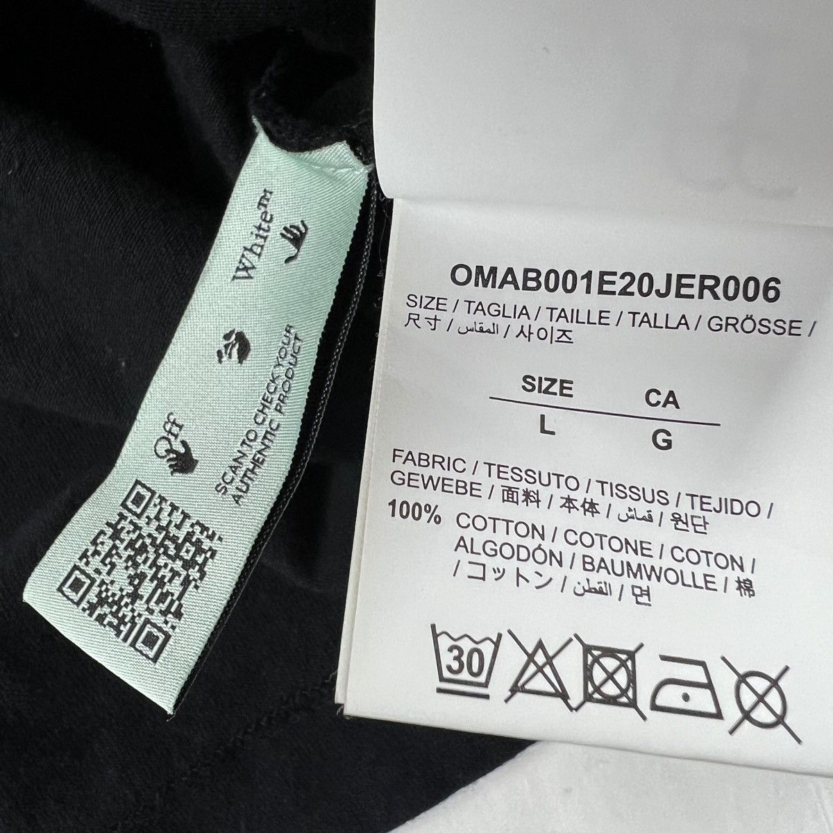 Off-White Off-White Caravaggio Arrows Black Long Sleeve T Shirt Size US L / EU 52-54 / 3 - 5 Thumbnail