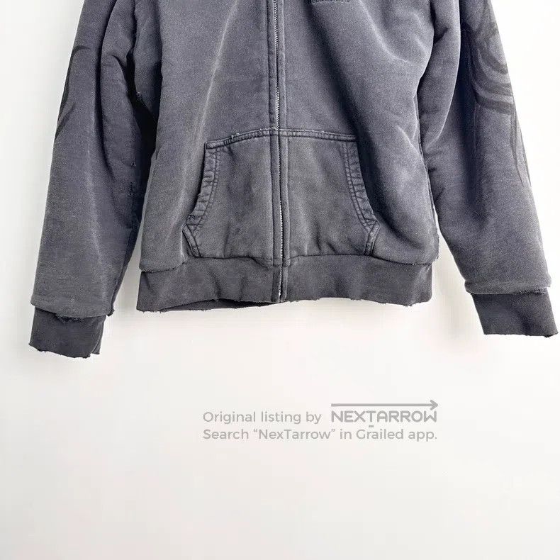 Balenciaga Balenciaga Embroidered Dragon Print Hooded Slim Fleece Jac Size US L / EU 52-54 / 3 - 4 Thumbnail