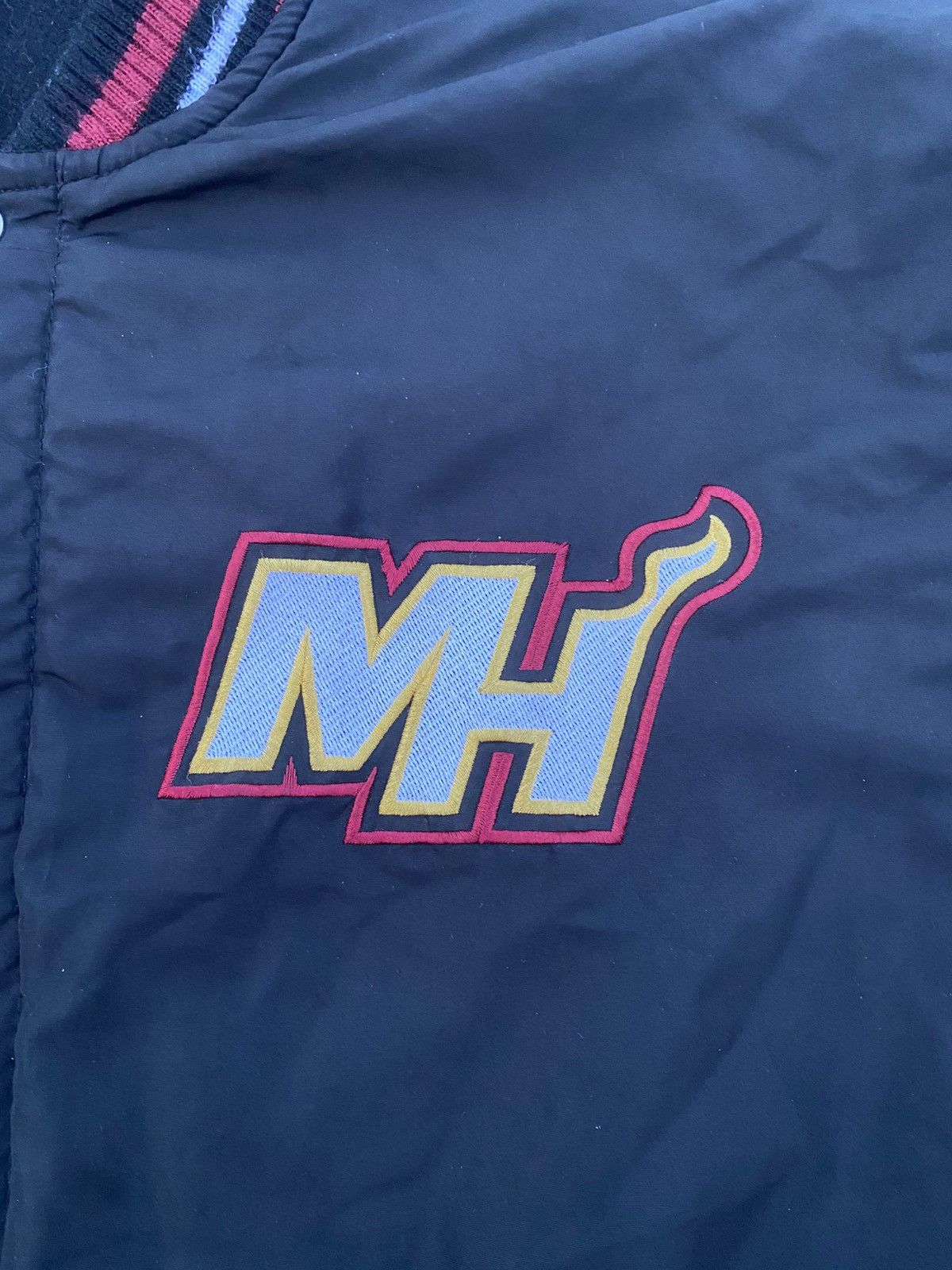 JH Design × NBA Miami Heat x JH Designs Bomber Jacket Size US L / EU 52-54 / 3 - 3 Thumbnail