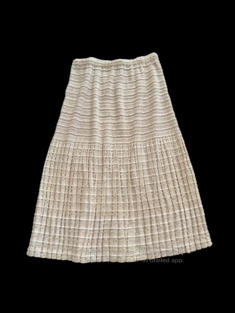 Issey Miyake Issey Miyake Beige Skirt Size 25" / US 0 / IT 36 - 8 Thumbnail