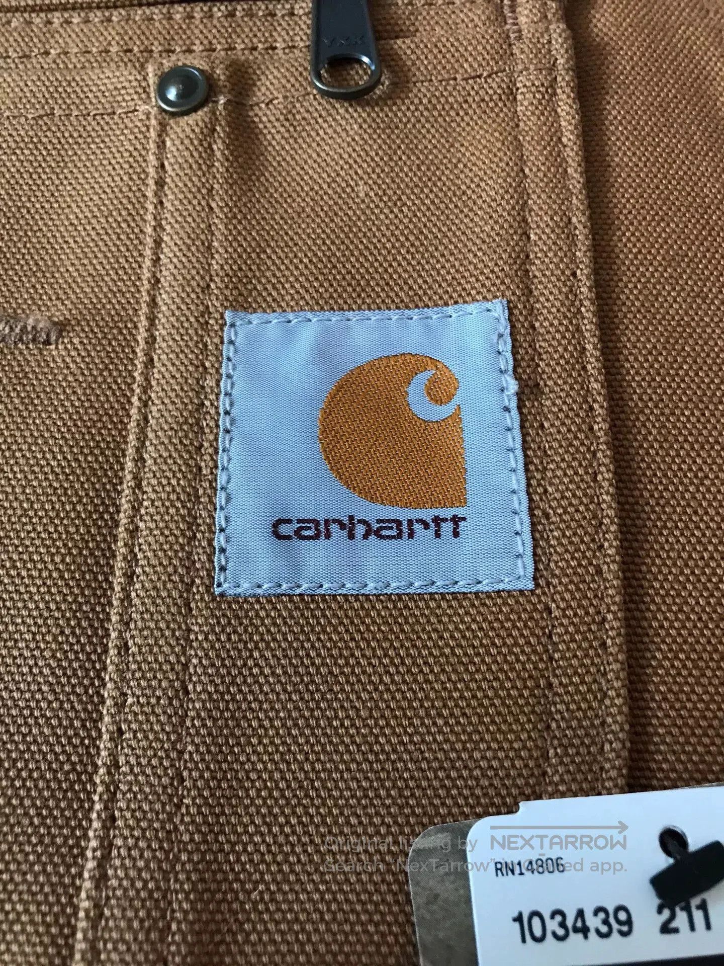 Carhartt Carhartt 103439 Classic Brown Apron. Size ONE SIZE - 6 Thumbnail