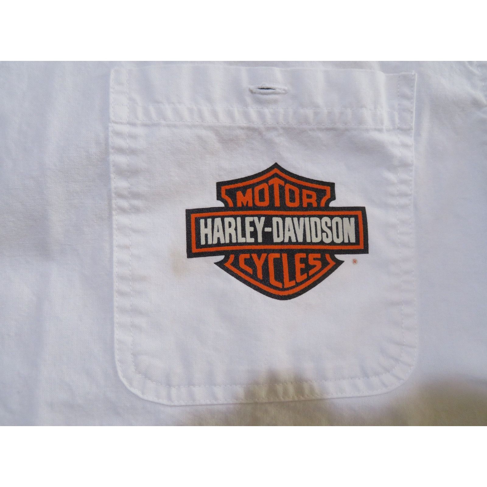 Harley Davidson Harley Davidson Casual Shirt Garage Short Sleeves White XL Size US XL / EU 56 / 4 - 4 Thumbnail