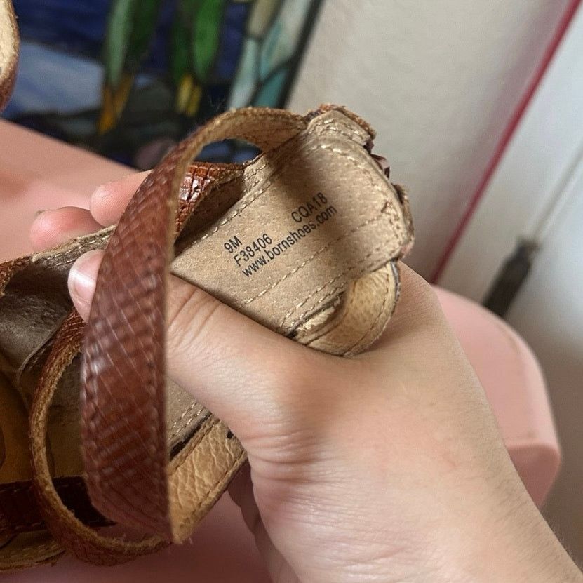 Born born strappy sandals brown shoes Size US 9 / IT 39 - 4 Thumbnail