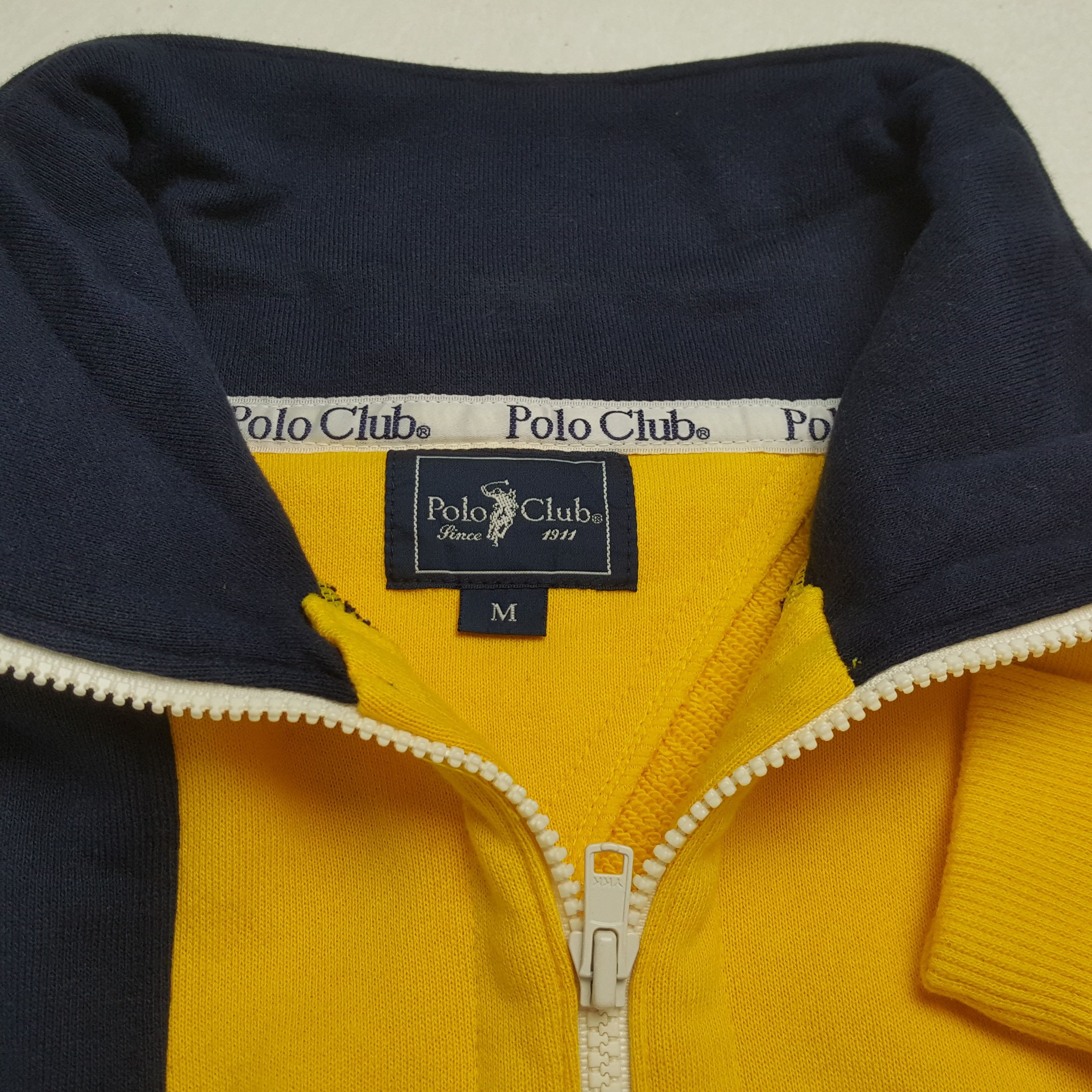 Beverly Hills Polo Club × Polo Ralph Lauren × Vintage POLO CLUB Spellout Design Half Zipper Sweatshirt Size US M / EU 48-50 / 2 - 10 Thumbnail