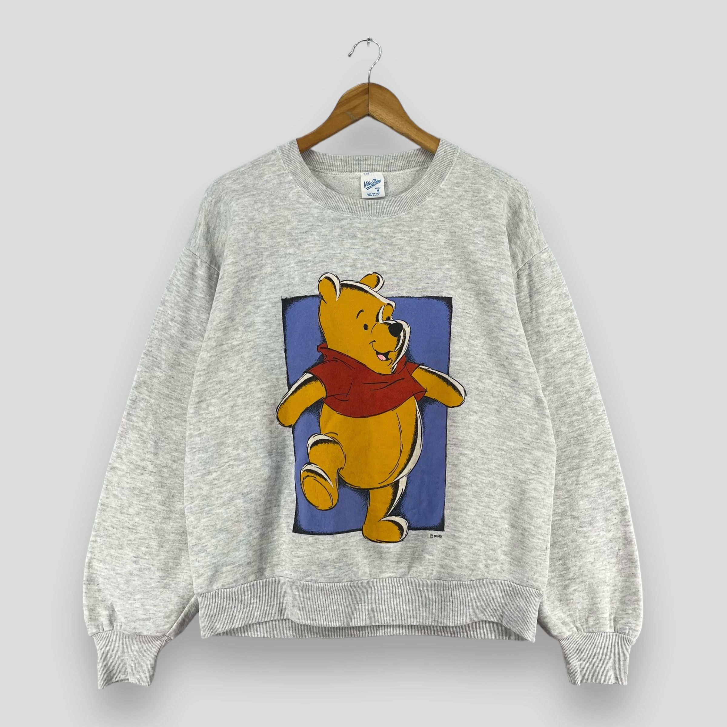 Cartoon Network × Disney × Vintage Vintage WINNIE THE POOH Cartoon Printed Sweatshirt Size US M / EU 48-50 / 2 - 1 Thumbnail