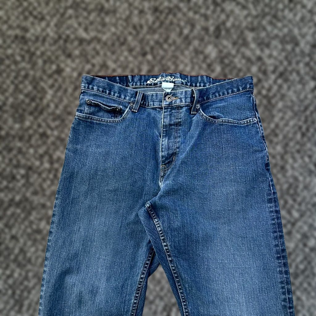 Eddie Bauer Eddie Bauer Jeans Men's 34x32 Blue Denim Straight Leg 5-Pocket Regular Waist Blue Denim Jeans Mens Size US 34 / EU 50 - 1 Thumbnail