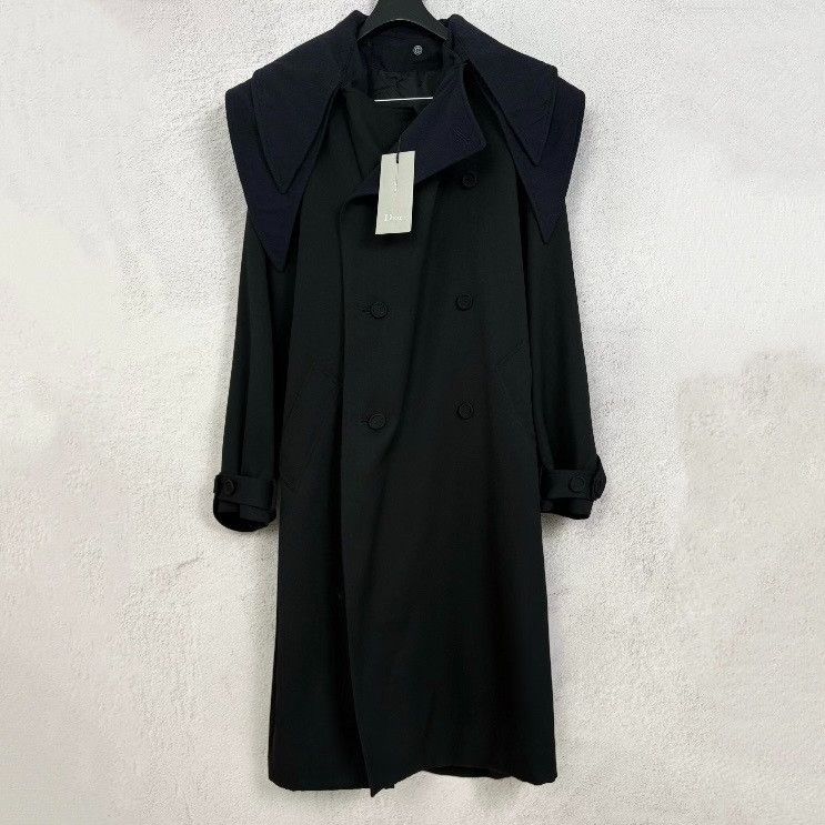 Dior Dior Peter Doig Collab Black Cashmere Coat Size US L / EU 52-54 / 3 - 1 Thumbnail