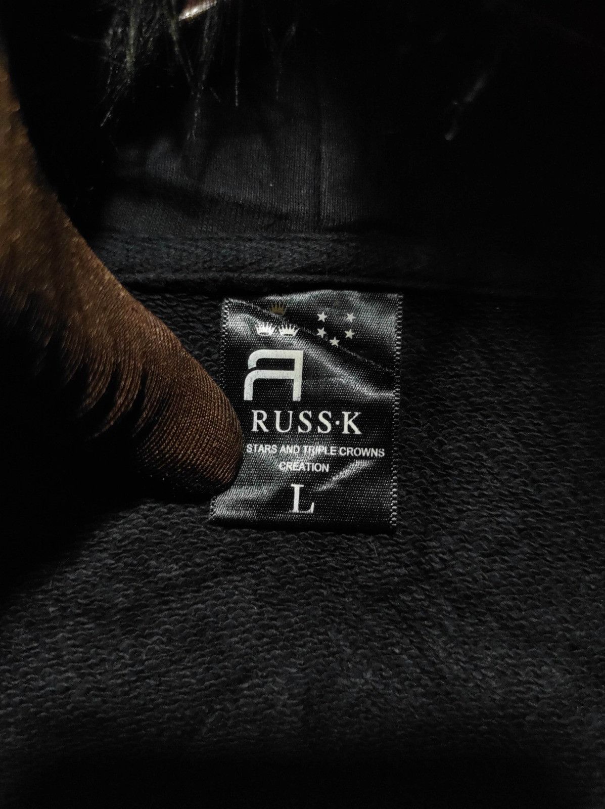 Japanese Brand Russ-K zipper fur hoodie LGB style Size US M / EU 48-50 / 2 - 11 Thumbnail