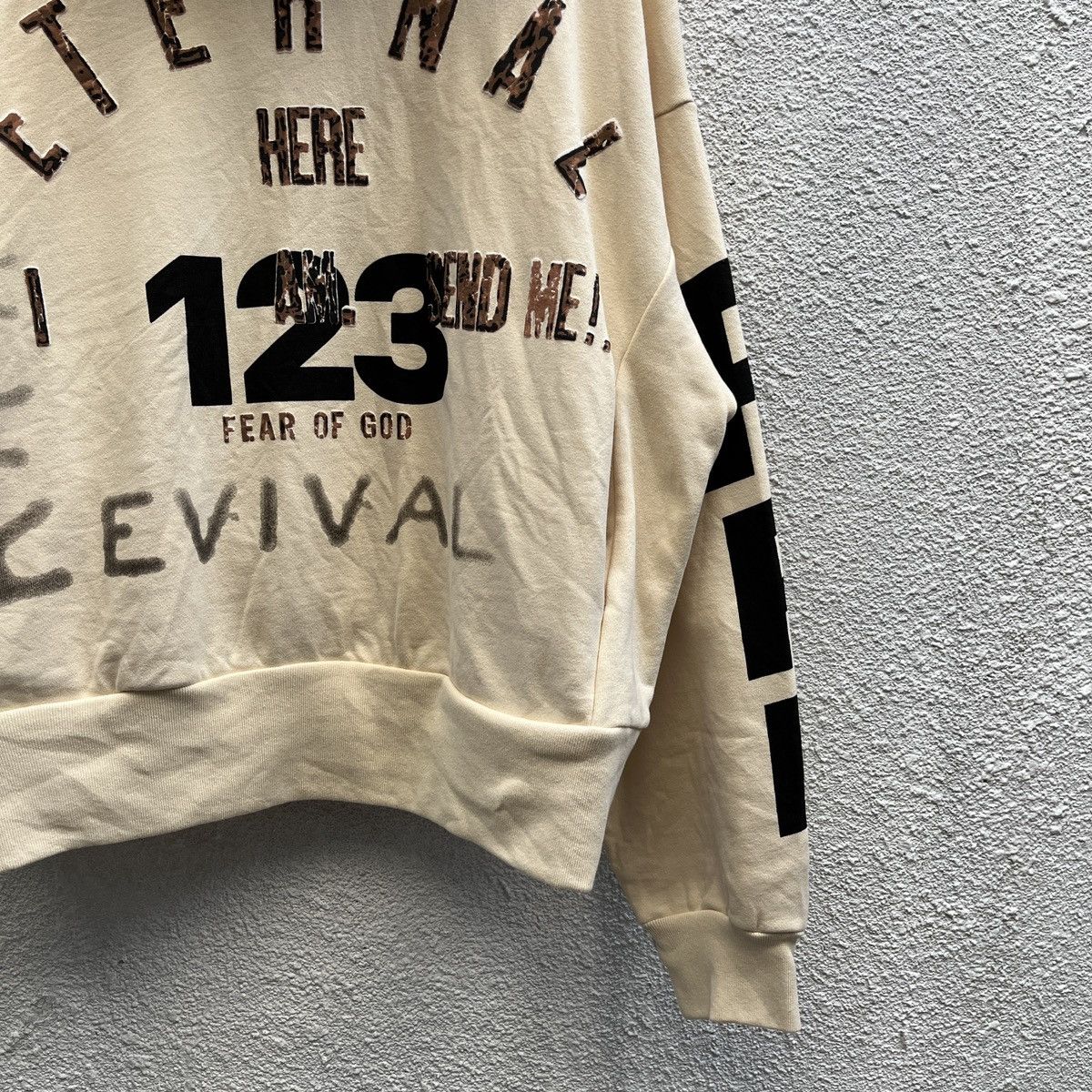 Fear of God × RRR-123 Fear of God - RRR-123 Revival Ivory Hoodie Size US S / EU 44-46 / 1 - 4 Thumbnail
