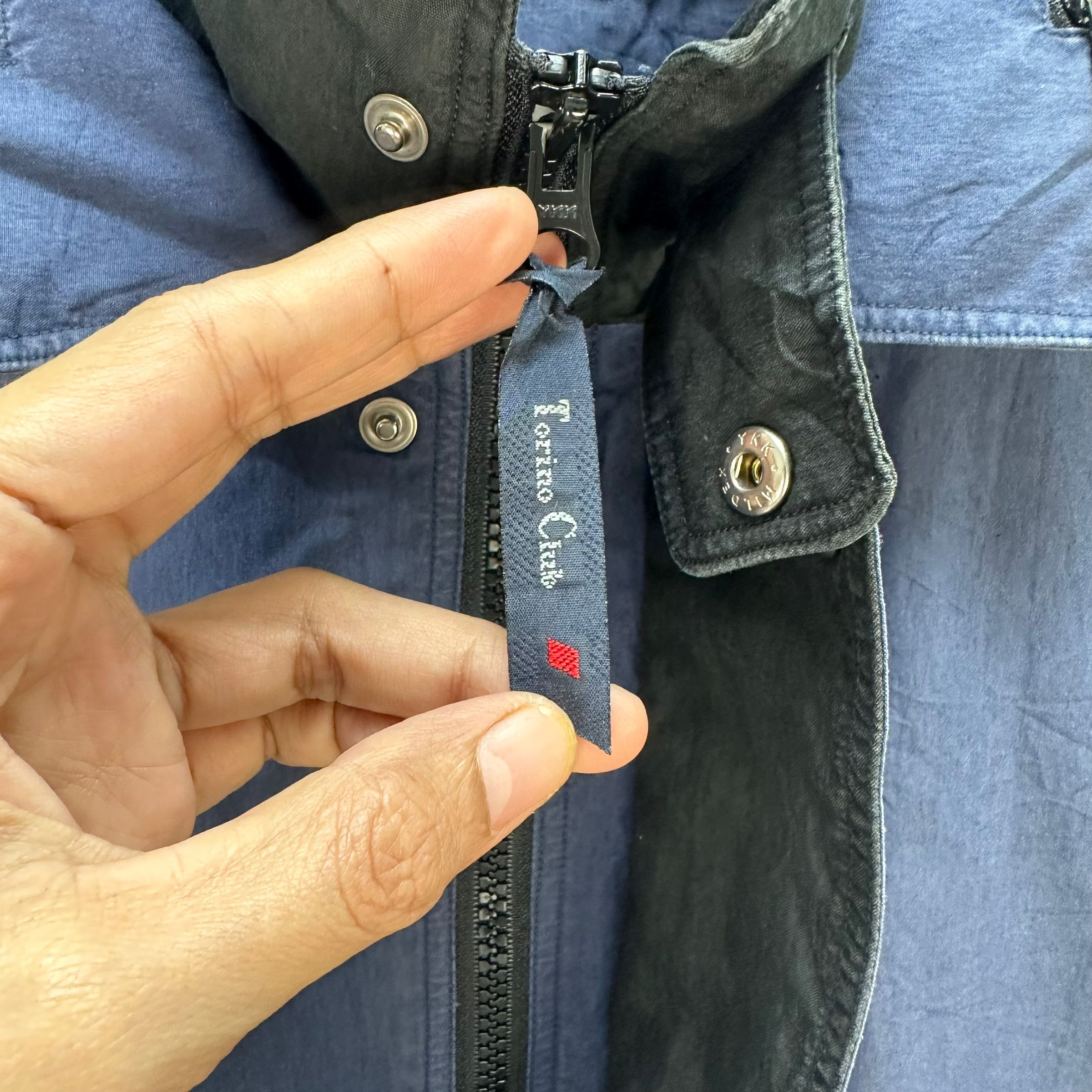 Japanese Brand TRASHED🔥 TORINO CLUB NECK LOGO JACKET #7539-151 Size US L / EU 52-54 / 3 - 11 Thumbnail