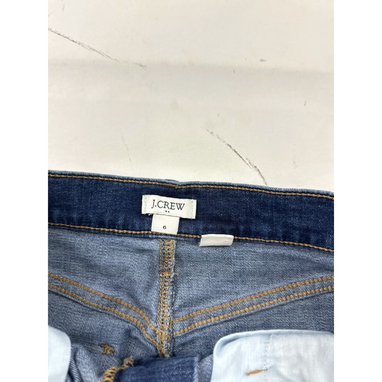 J.Crew J.Crew Denim Skirt Women's 6 Blue Knee Length Pencil Womens Size 28" / US 6 / IT 42 - 4 Thumbnail