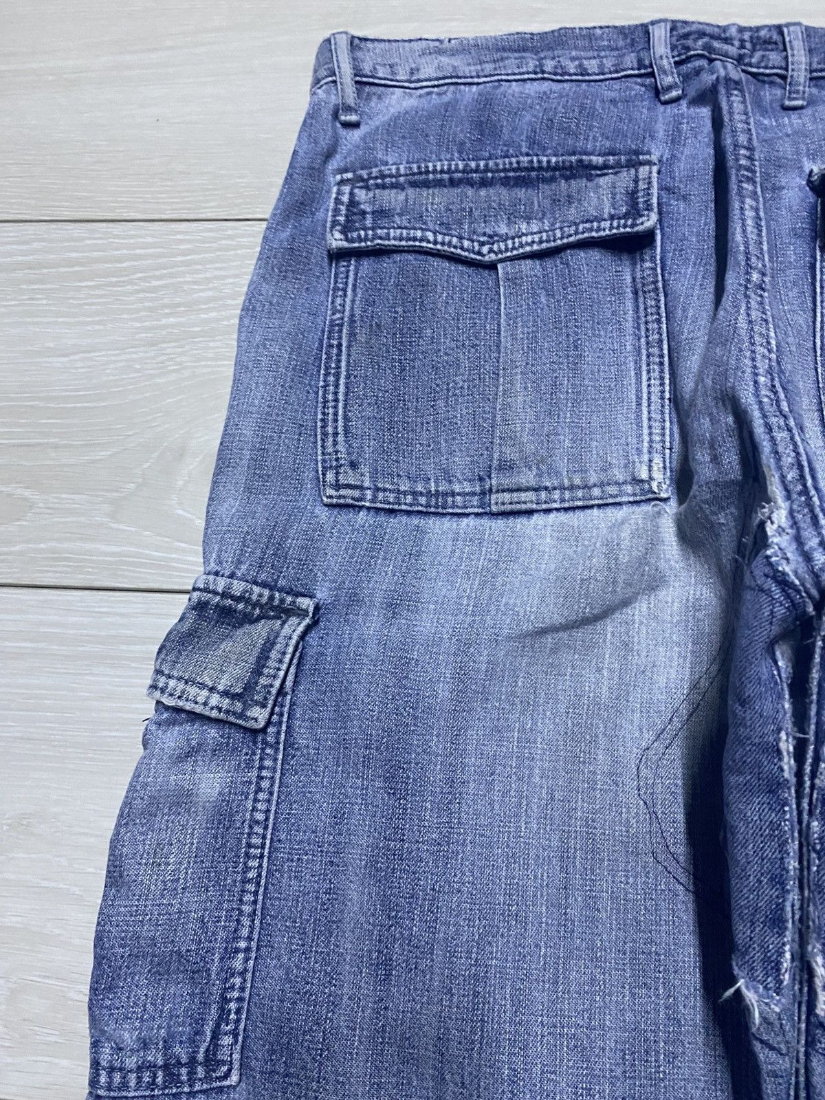 Big John Vintage Big john Workwear Cargo Baggy Pants Size US 33 - 9 Thumbnail