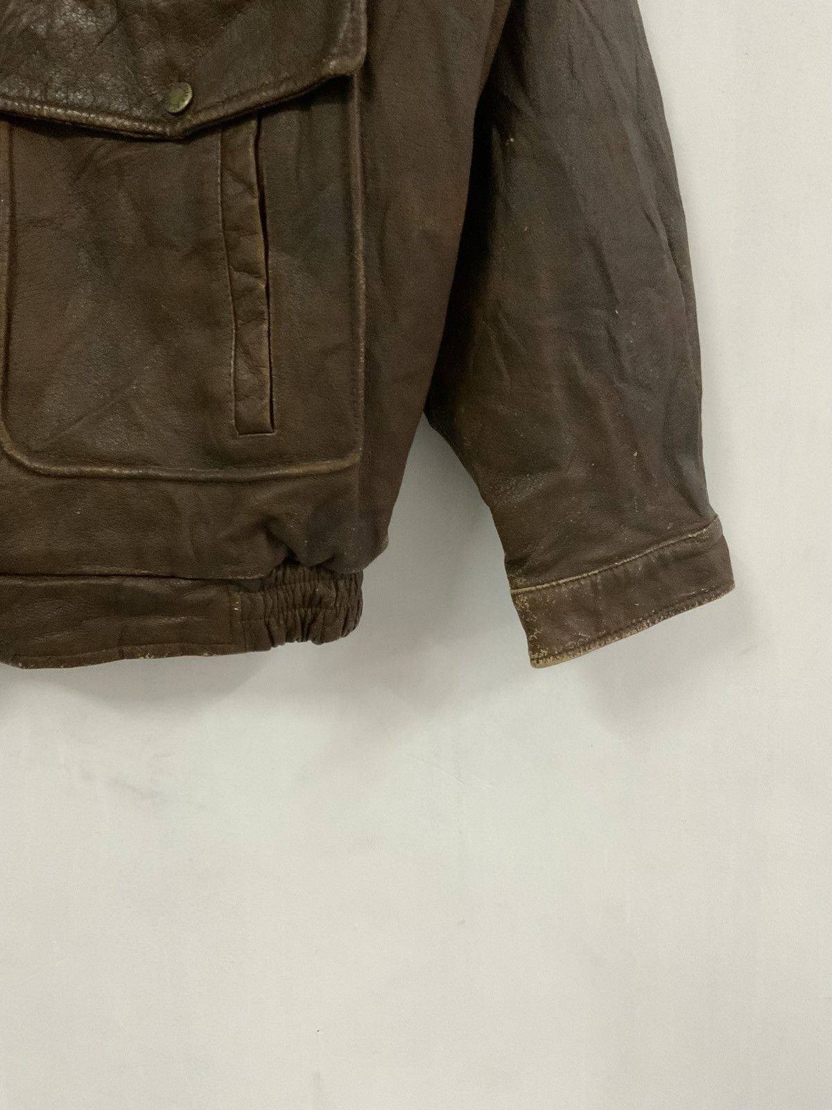 Genuine Leather Vintage Brunati Genuine Leather Fade Jacket Size US L / EU 52-54 / 3 - 9 Thumbnail