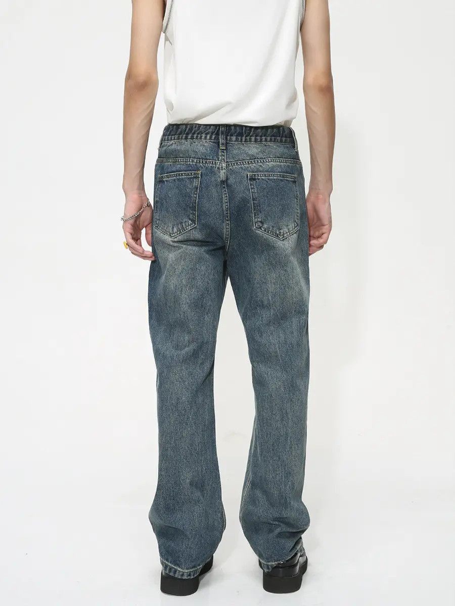 Japanese Brand Retro loose wide leg slightly flared jeans Size US 32 / EU 48 - 2 Thumbnail