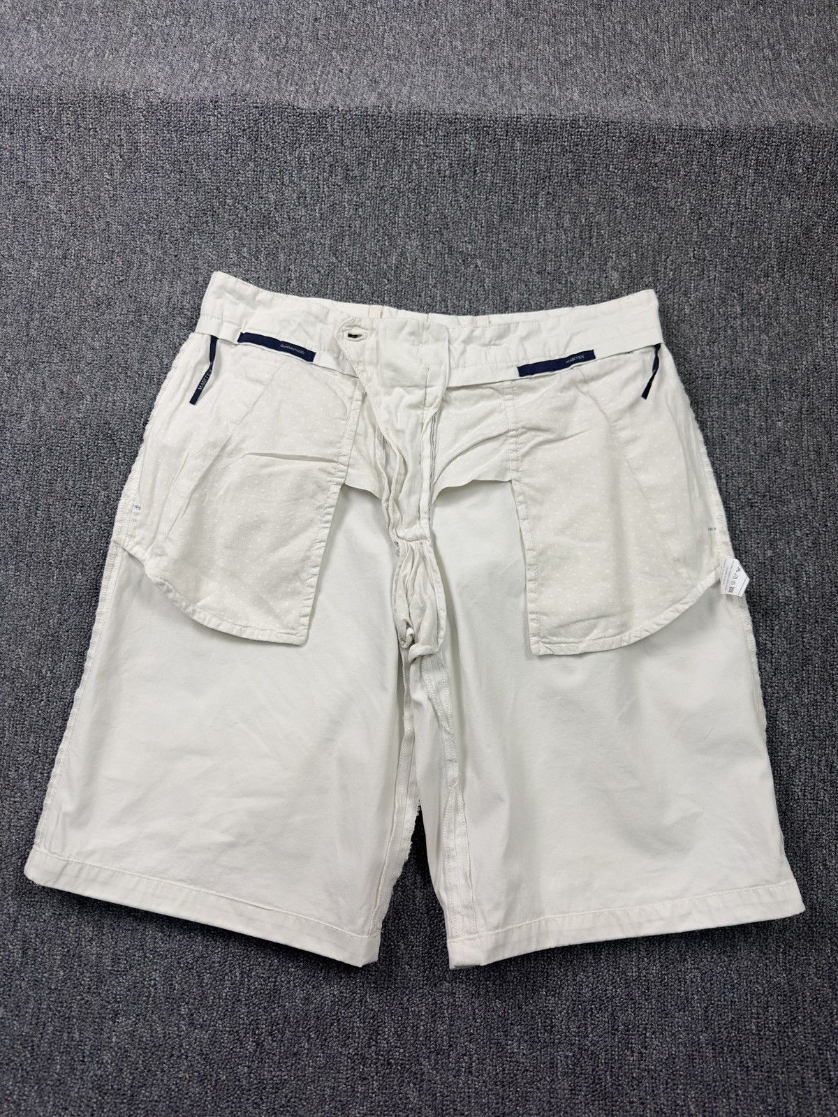 Other Mabitex Germent Dyed Chino White Cotton Shorts Size US 30 / EU 46 - 6 Thumbnail