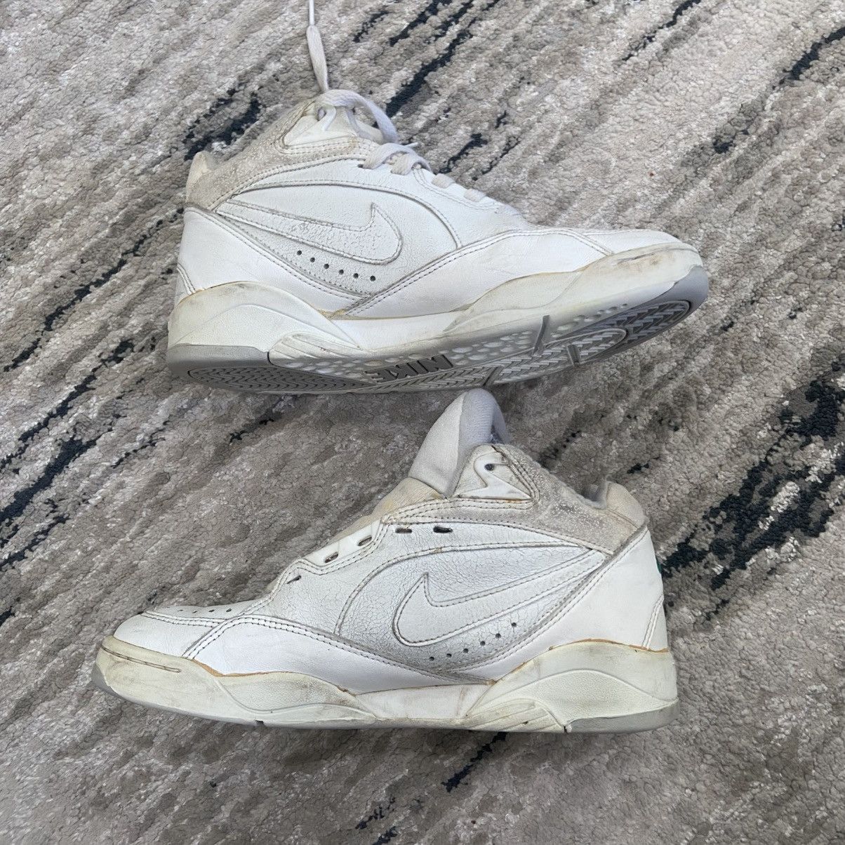 Nike × Vintage Vintage 1992 Men Nike Air Sonic Flight white grey green 9 Size US 9 / EU 42 - 3 Thumbnail