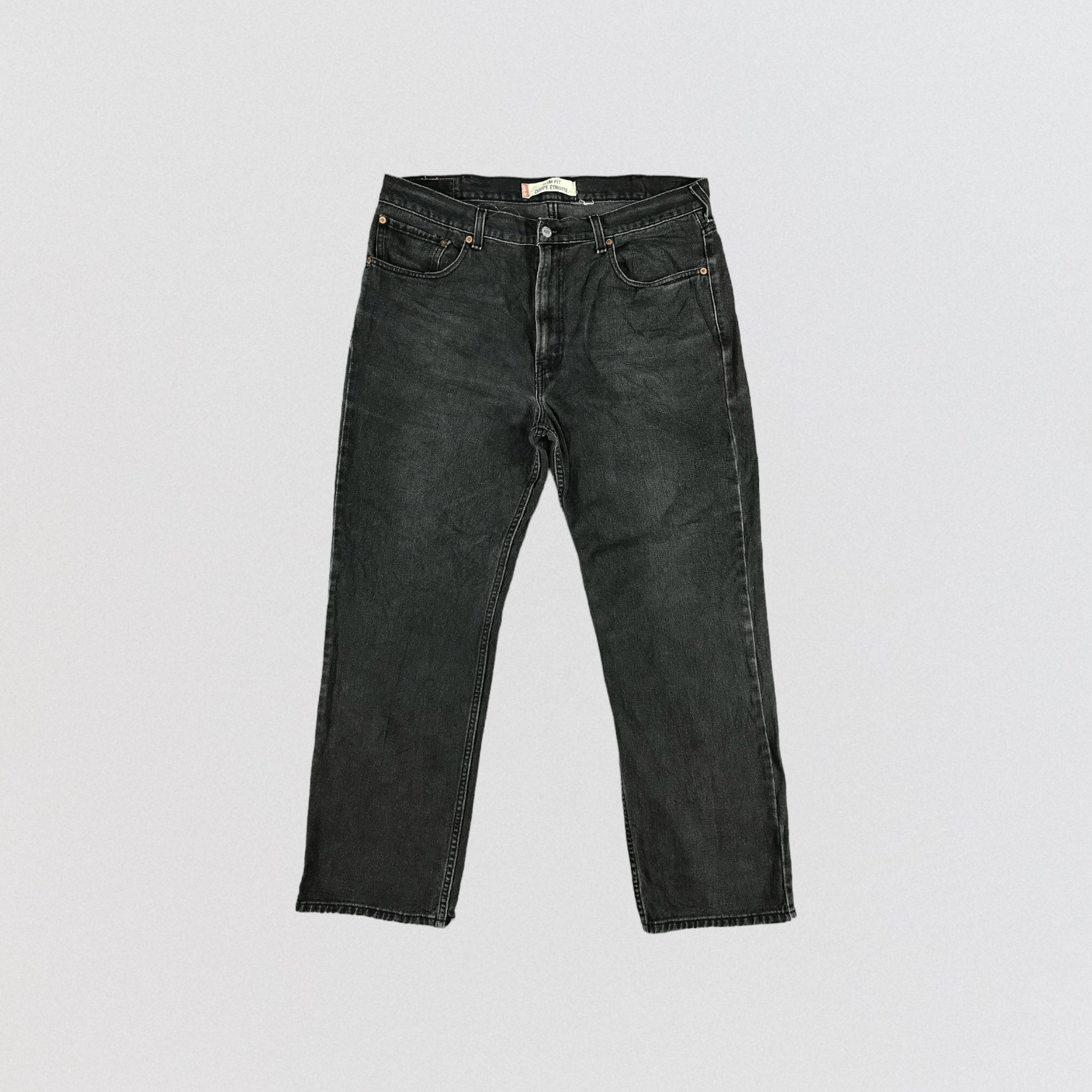 Levi's × Vintage Vintage Faded Black Levis Jeans-JM3062 Size US 37 - 1 Thumbnail