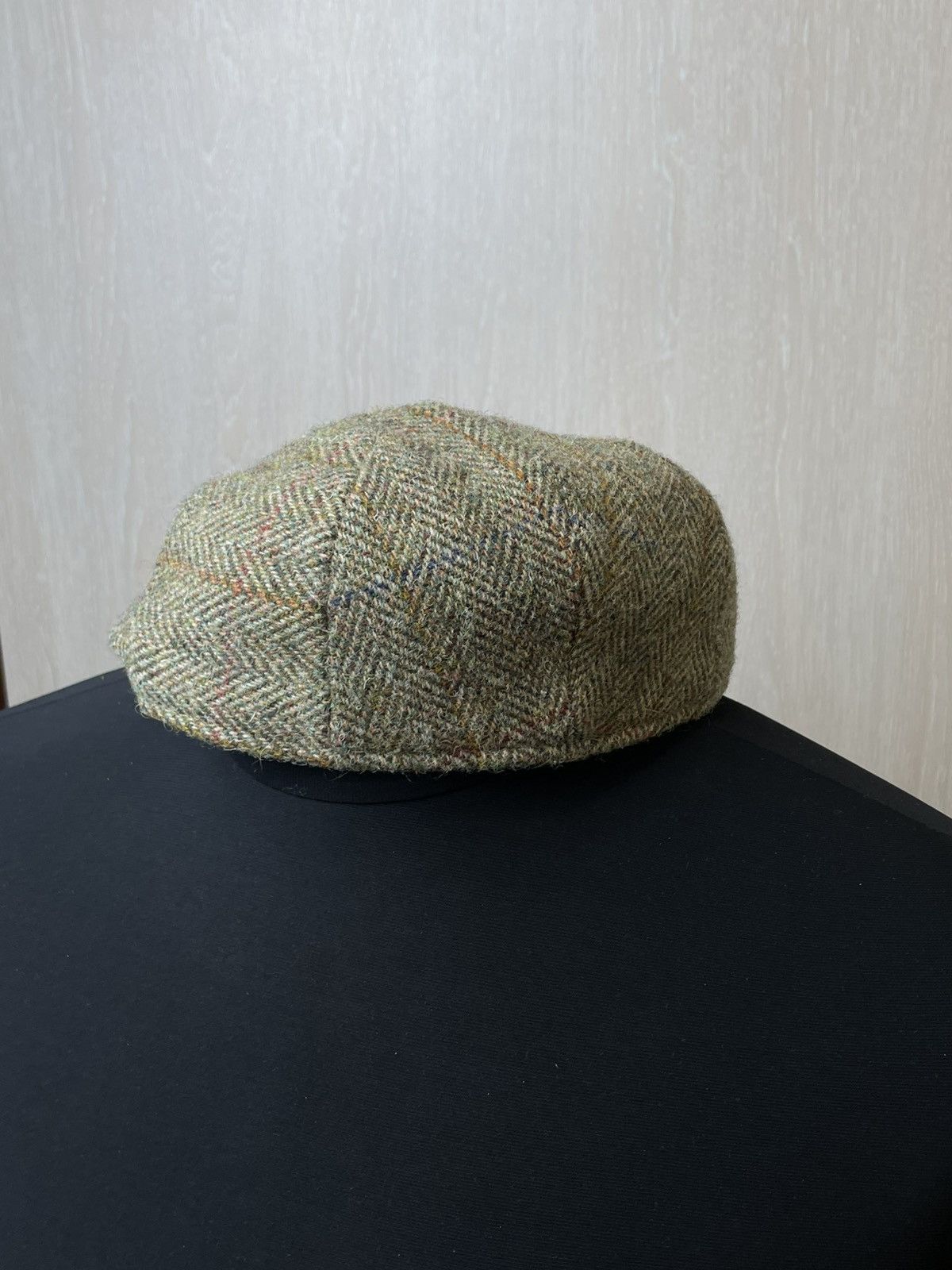 Harris Tweed Premium Harris Tweed Wool Newsboy Flat Cap Size ONE SIZE - 3 Thumbnail