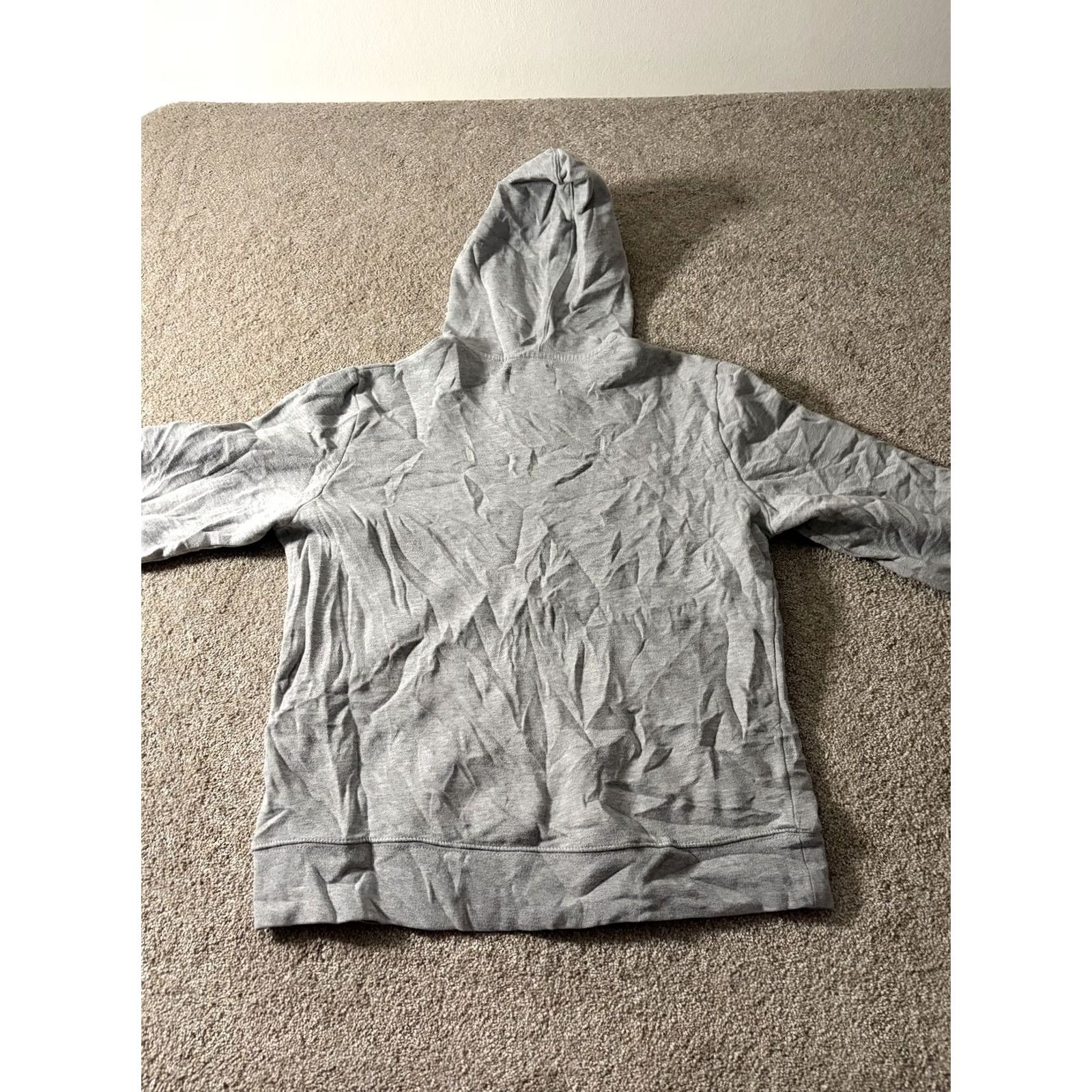 Champion Champion Hoodie Mens Medium Gray Fleece Pullover Script Logo Sweatshirt Size US M / EU 48-50 / 2 - 7 Thumbnail