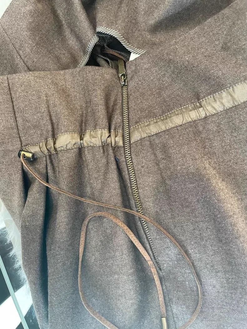 Brunello Cucinelli Brunello Cucinelli Brown Wool Skirt Size 27" / US 4 / IT 40 - 5 Thumbnail