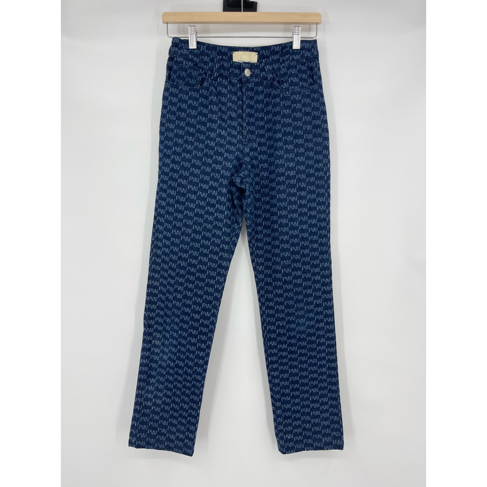 Paloma Wool Paloma Wool | Keira PW All Over Logo Printed Straight Jeans Size 27" / US 4 / IT 40 - 4 Thumbnail