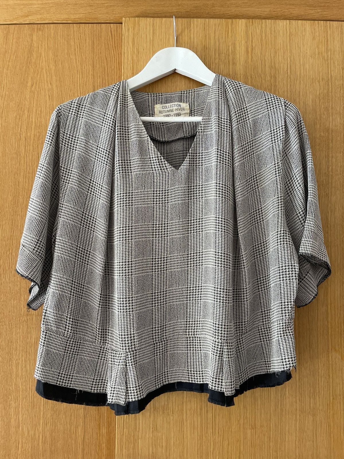 Maison Margiela AW1992 Pied de poule Deconstructed Top Size M / US 6-8 / IT 42-44 - 1 Thumbnail