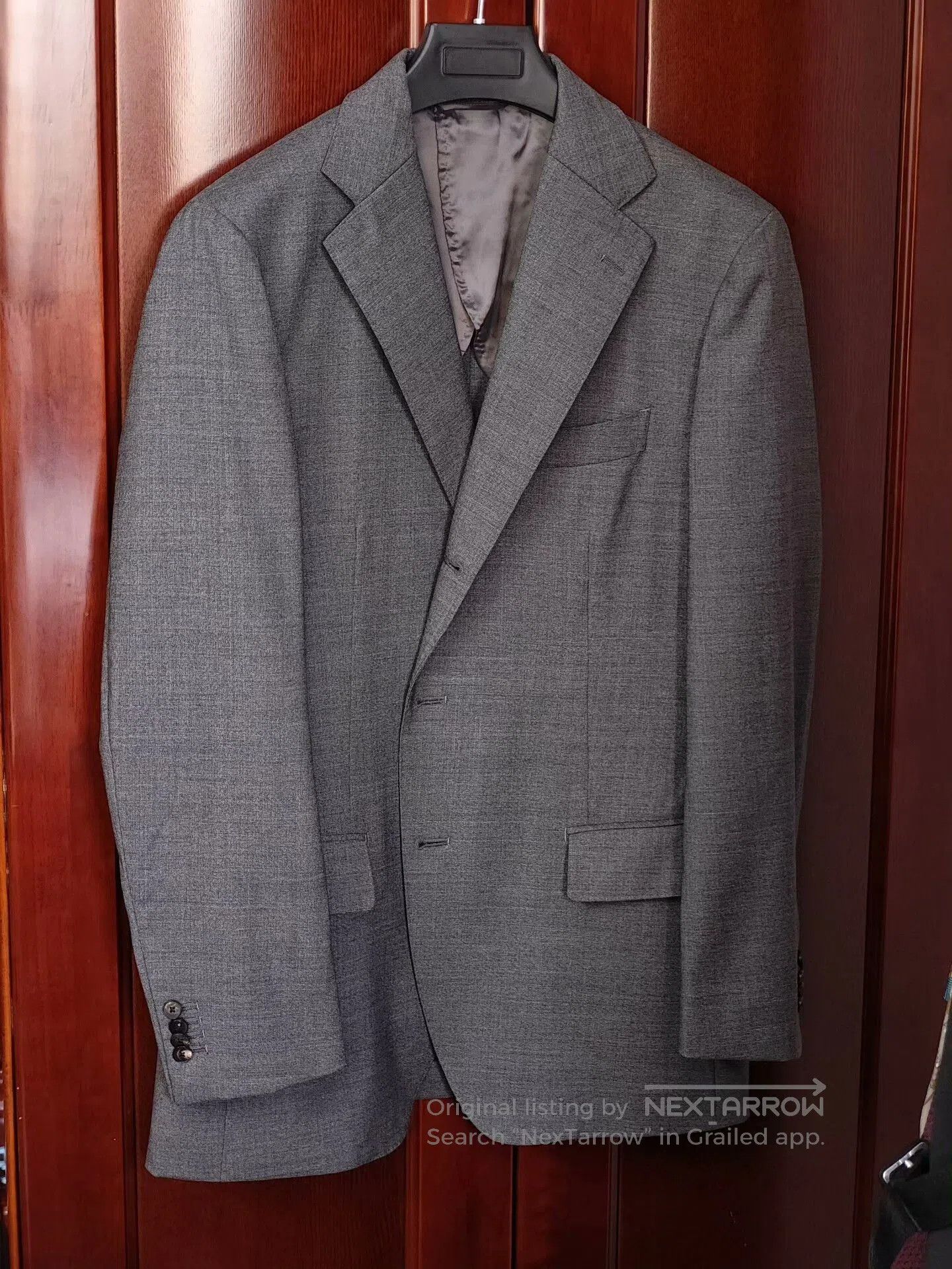 Japanese Brand Italian VBC Wool Blazer Supersonic Grey. Size US M / EU 48-50 / 2 - 1 Thumbnail