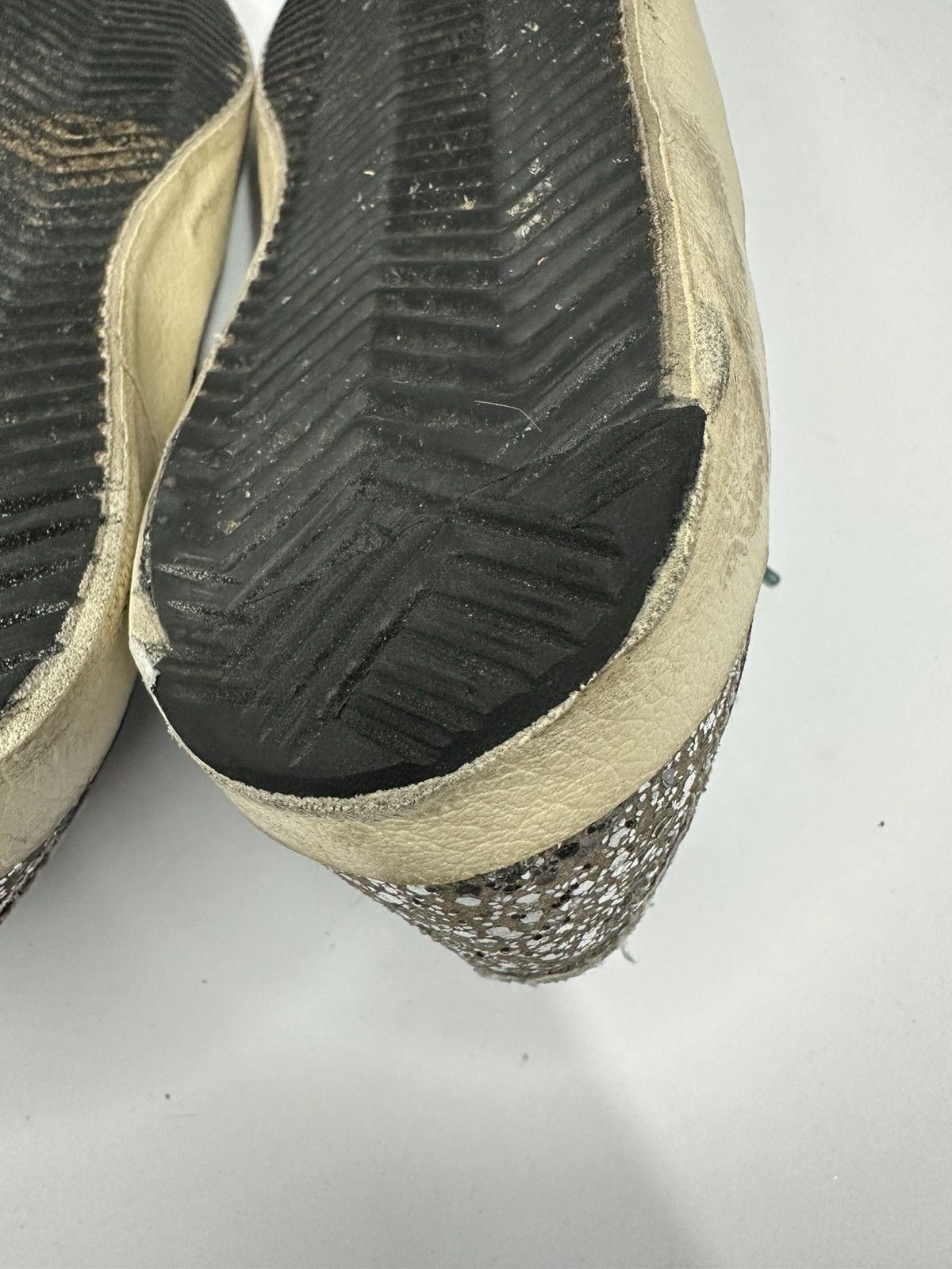 Golden Goose Golden Goose Superstar Glitter & Suede Multicolored Sneakers Size US 8 / IT 38 - 13 Thumbnail