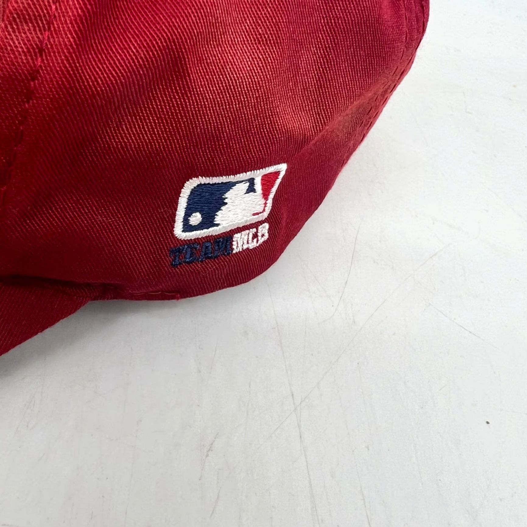 Vintage VINTAGE OC Sports Philadelphia Phillies Baseball Cap Adjustable One Size Red Astro Boy 90s Sports Mens Size ONE SIZE - 3 Thumbnail