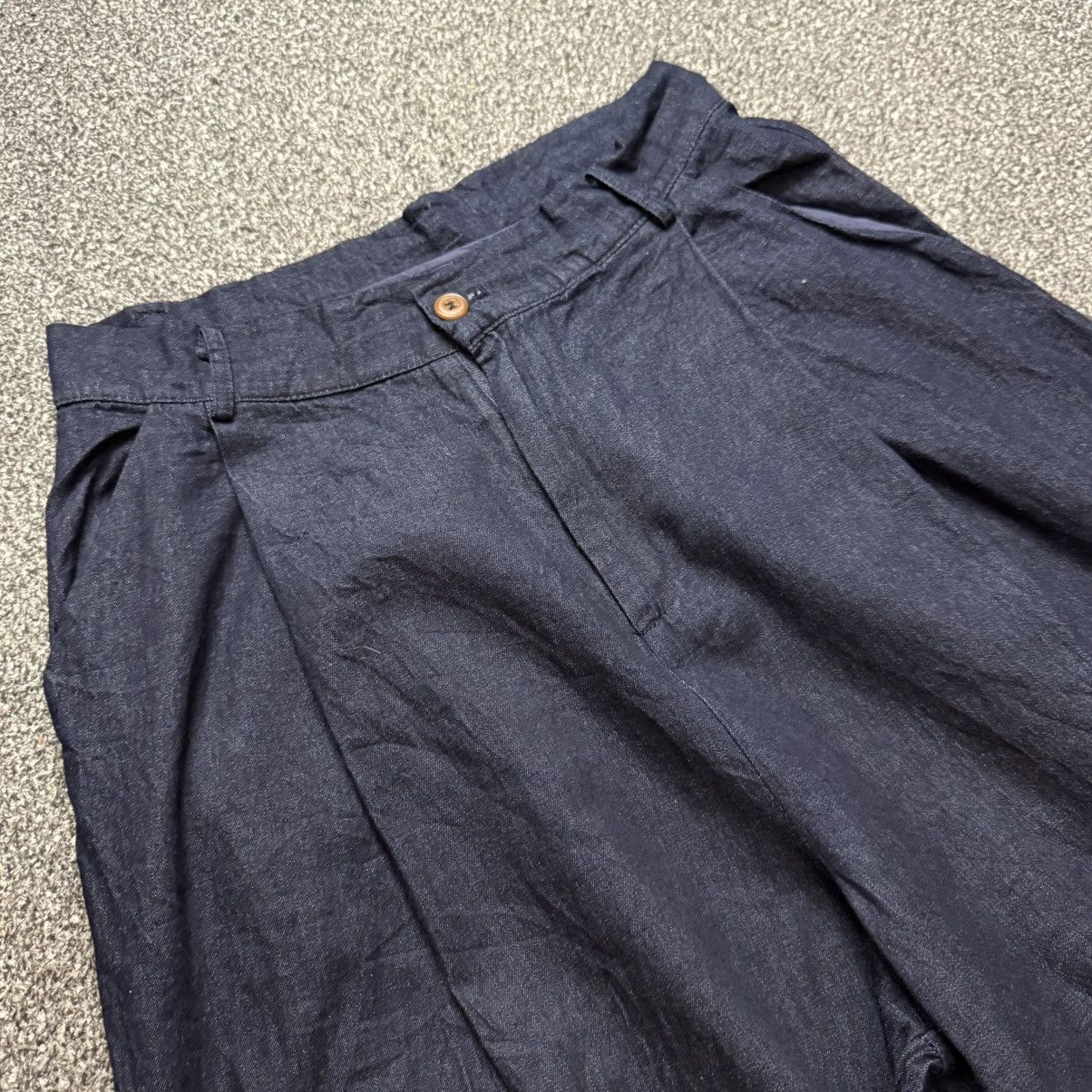 Diesel 🔥🔥🇯🇵 Japanese Hakama Samurai Crazy Baggy Pleated Drise Denim Size US 28 / EU 44 - 3 Thumbnail