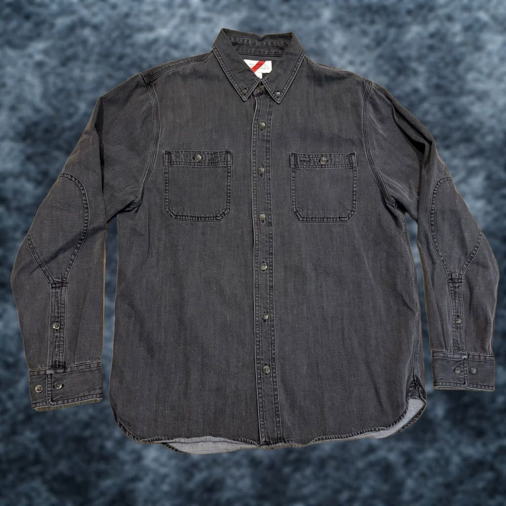 CO Best Made Co Denim Button-Up Shirt Men’s Size L Long Sleeve Gray Size US L / EU 52-54 / 3 - 1 Thumbnail