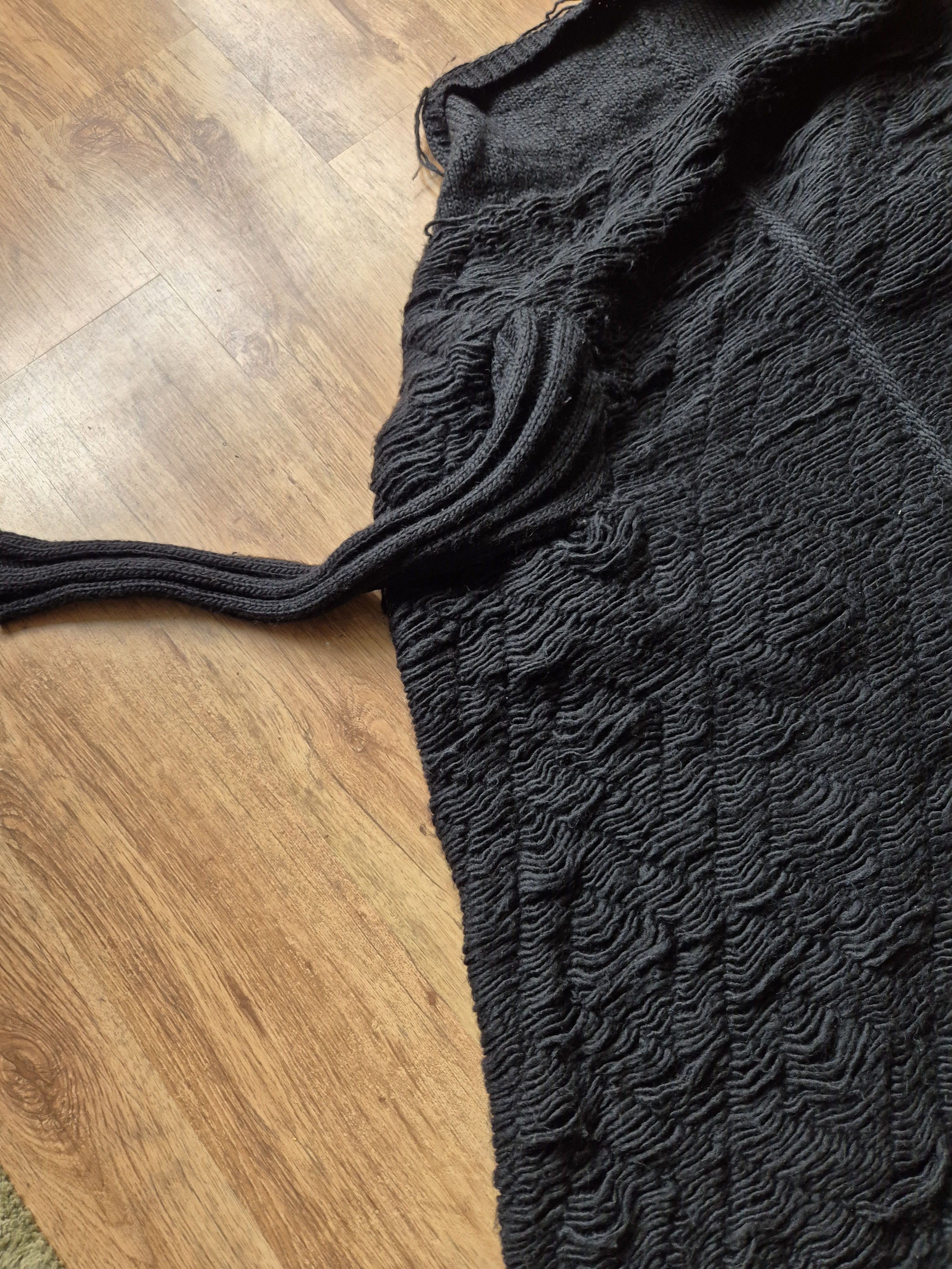 If Only Was True Avant-garde Italian designer cardigan – merino/alpaca – Size US S / EU 44-46 / 1 - 3 Thumbnail
