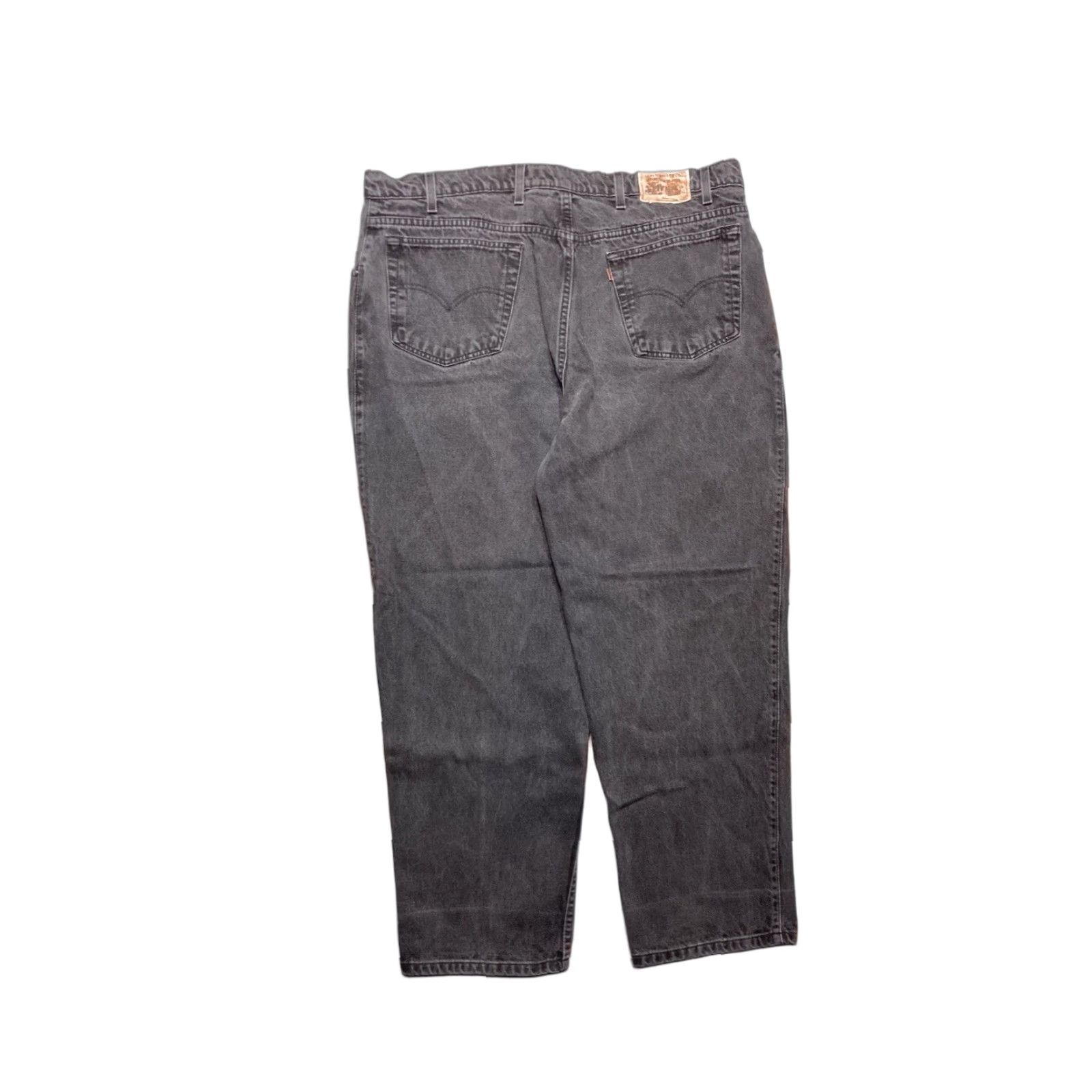 Levi's VINTAGE Levi’s 545 Jeans Wide-Leg Baggy Black 42x30 Mens Levis 545 Skater Brown Tab Size US 42 / EU 58 - 1 Thumbnail